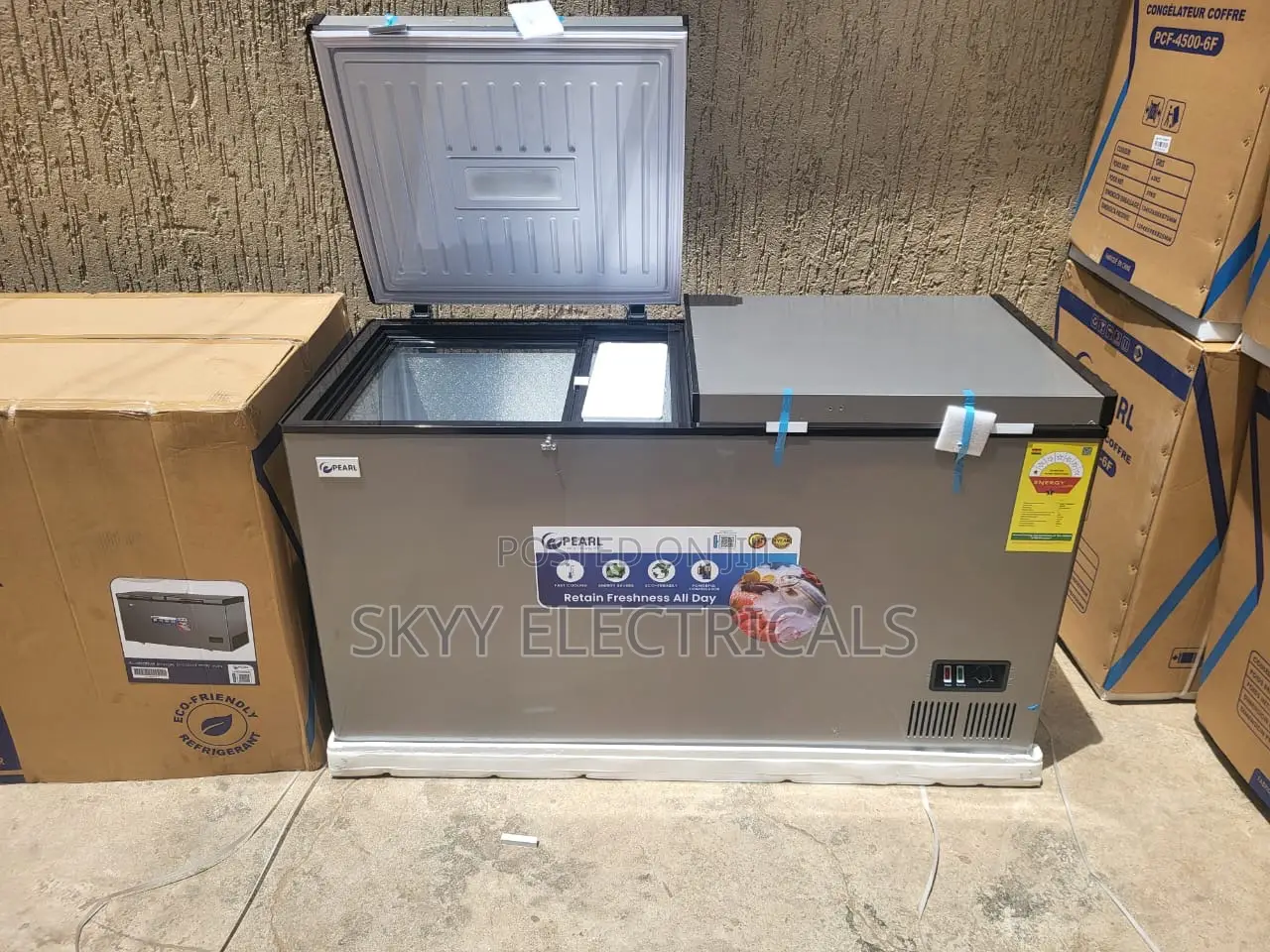 Pearl (Pcf-5400-2b) 458 Liters Chest Freezer New