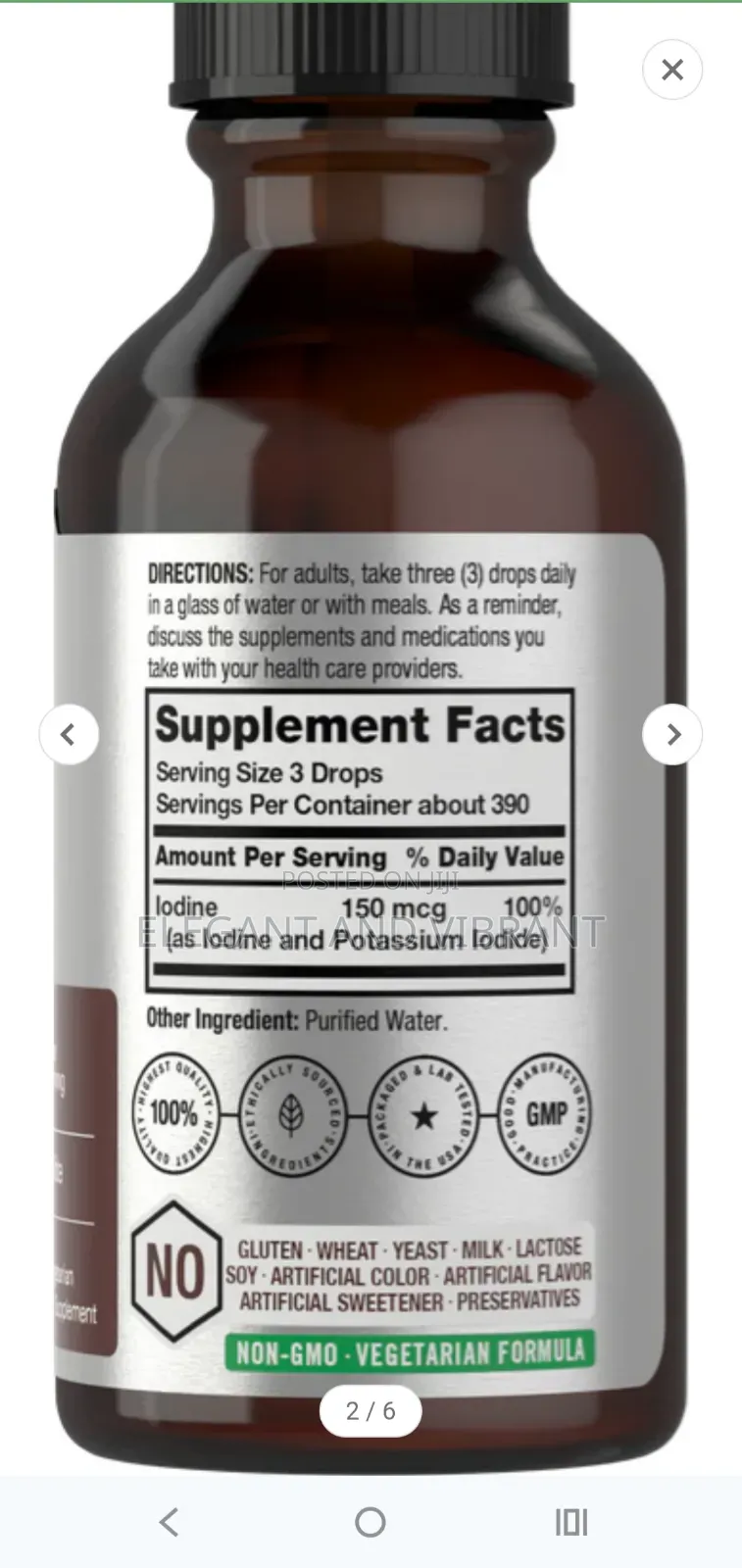 Iodine 150mcg | 2oz Liquid Drops