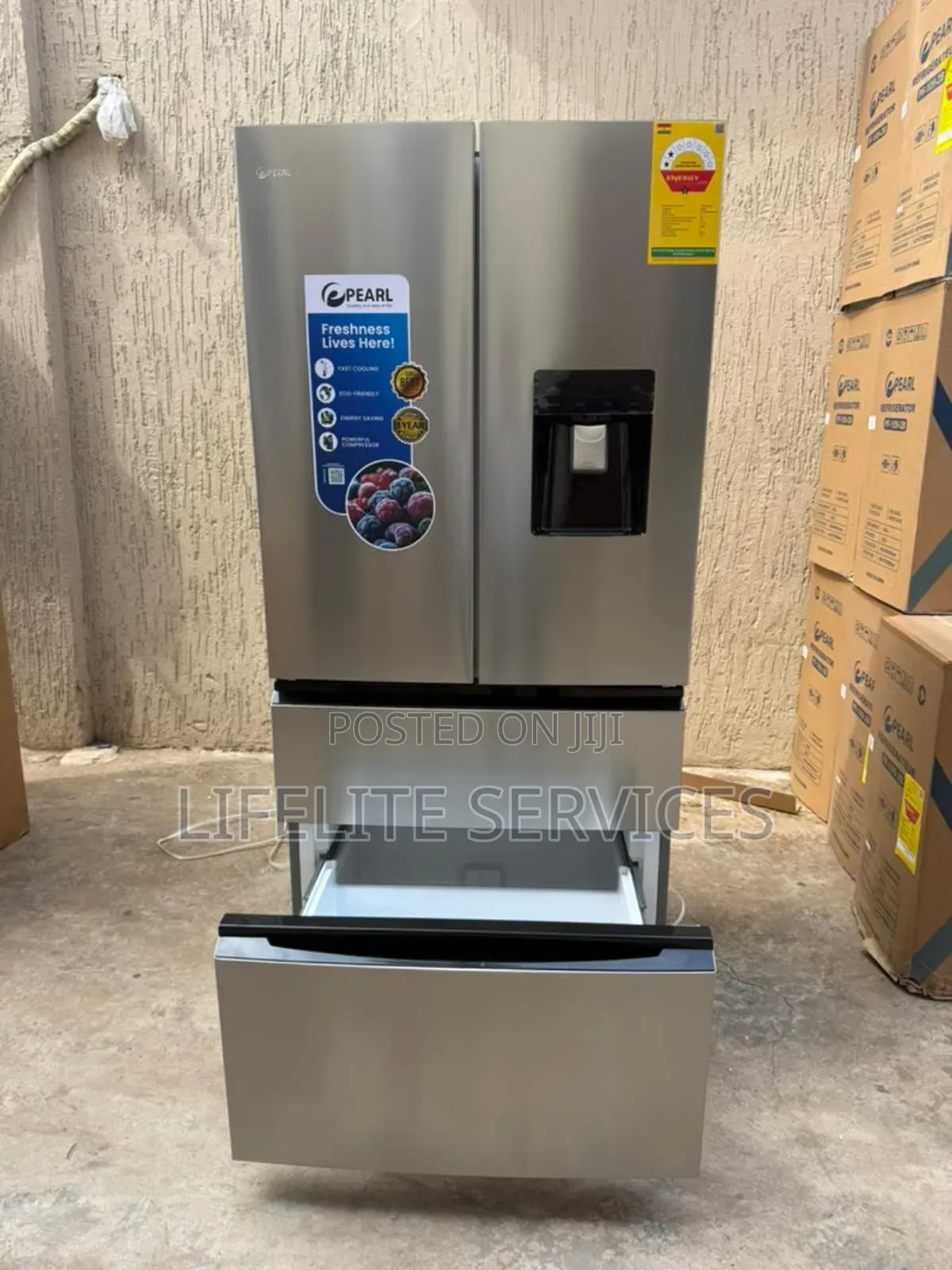 Pearl 4 / French Door Fridge - 530 Litres