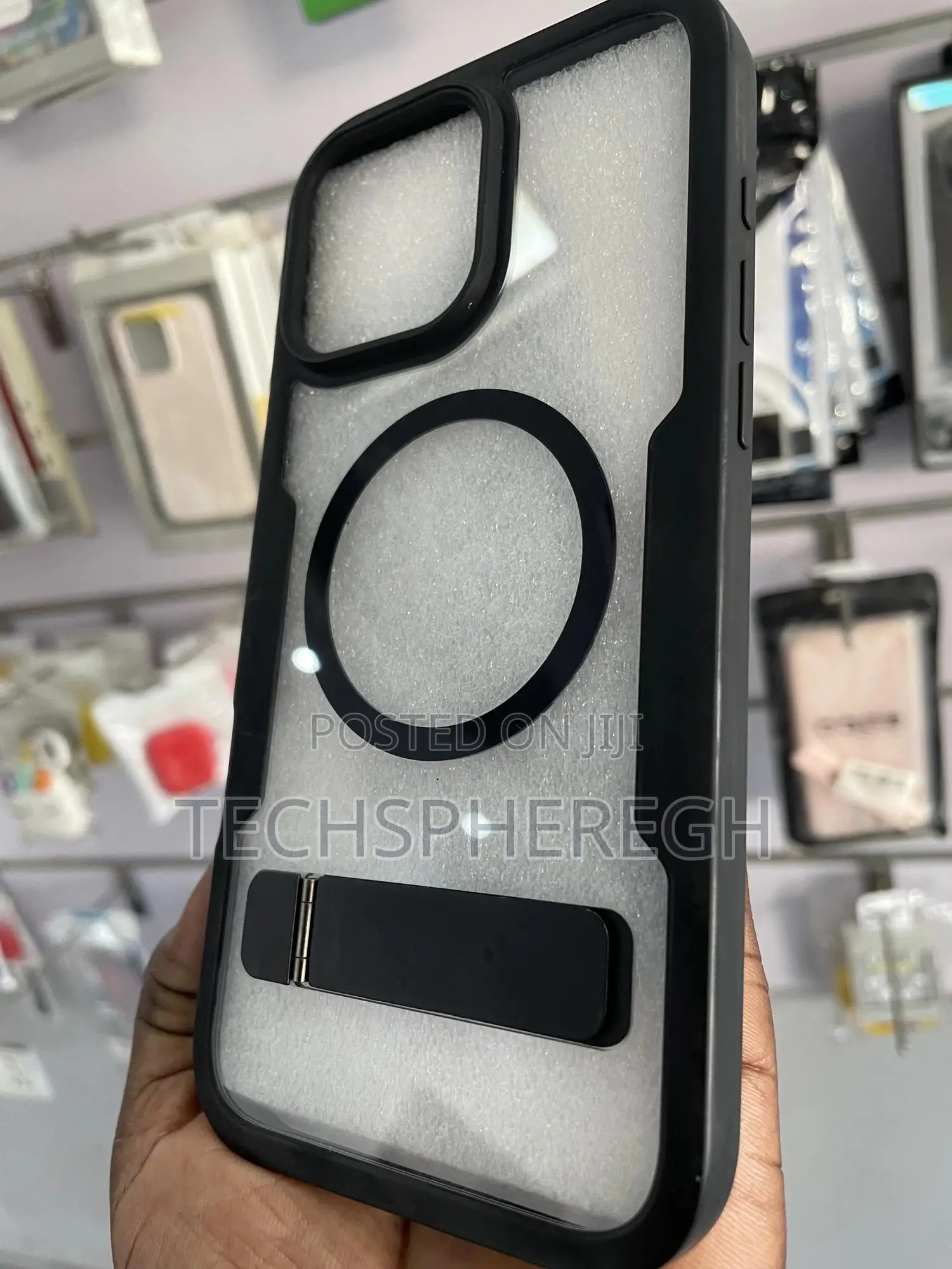 360° Heavy Duty Magsafe Kickstand Case for iPhone 16 Pro Max