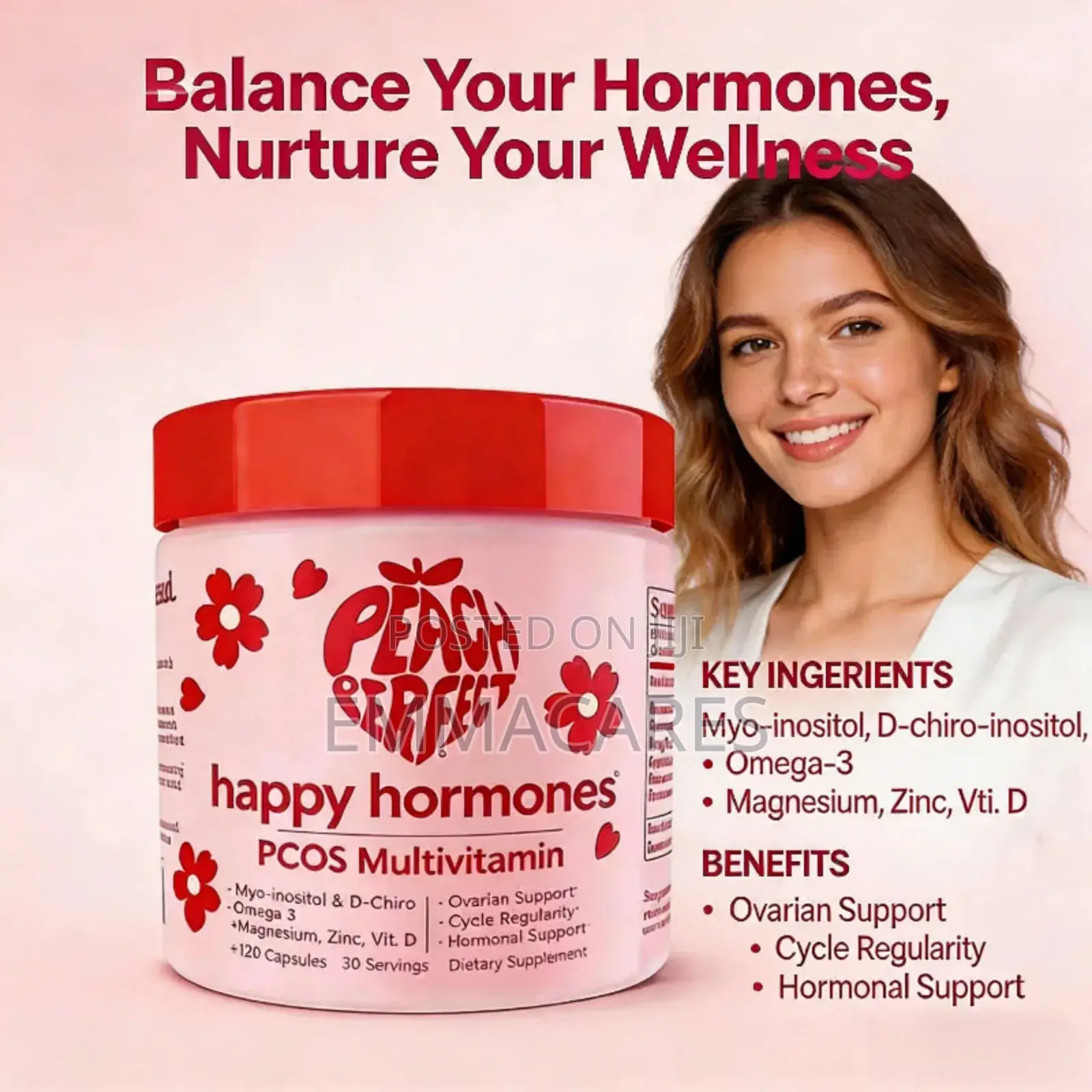 Happy Hormones, Pcos Multivitamin, Fertility