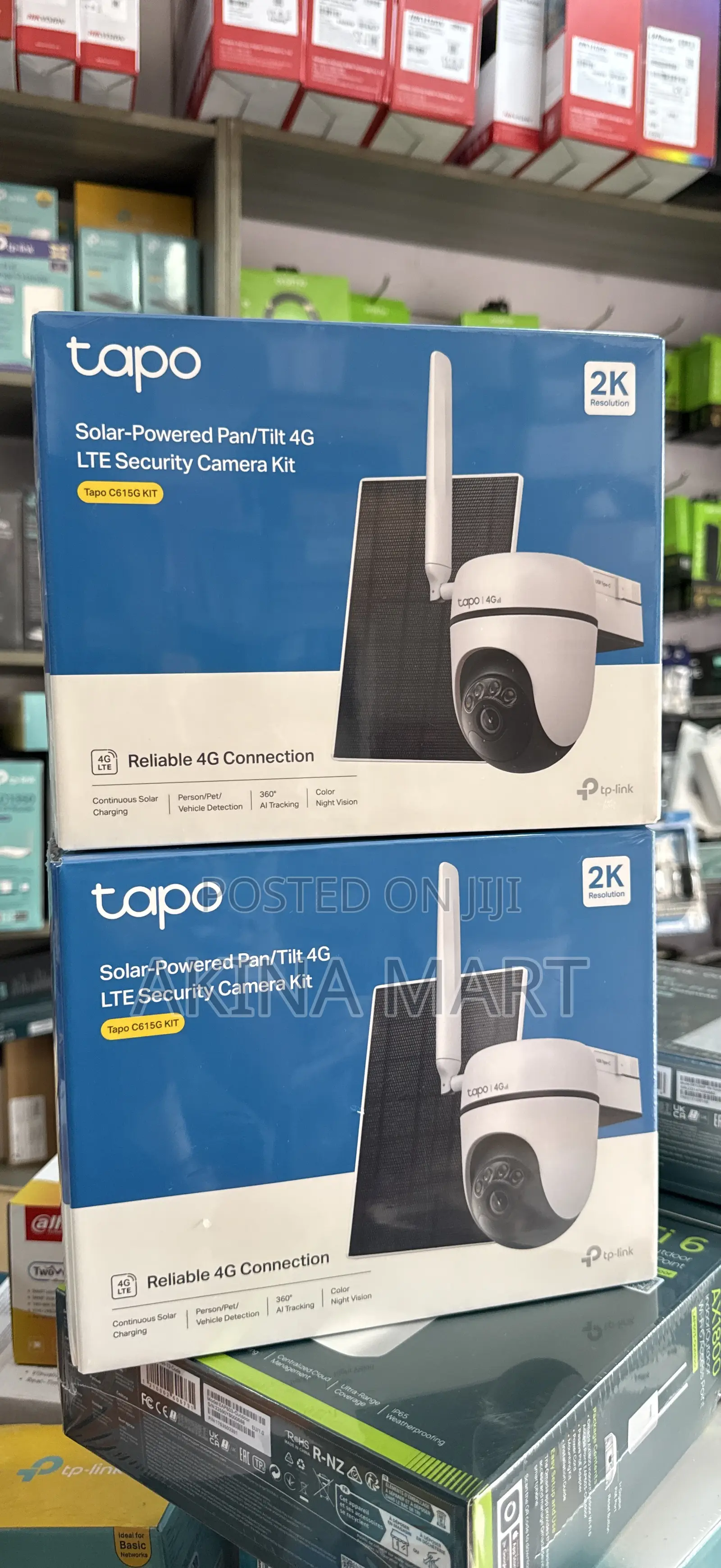 Tp-Link Tapo C615g Kit New Solar-Powered 4g Lte Security Camera