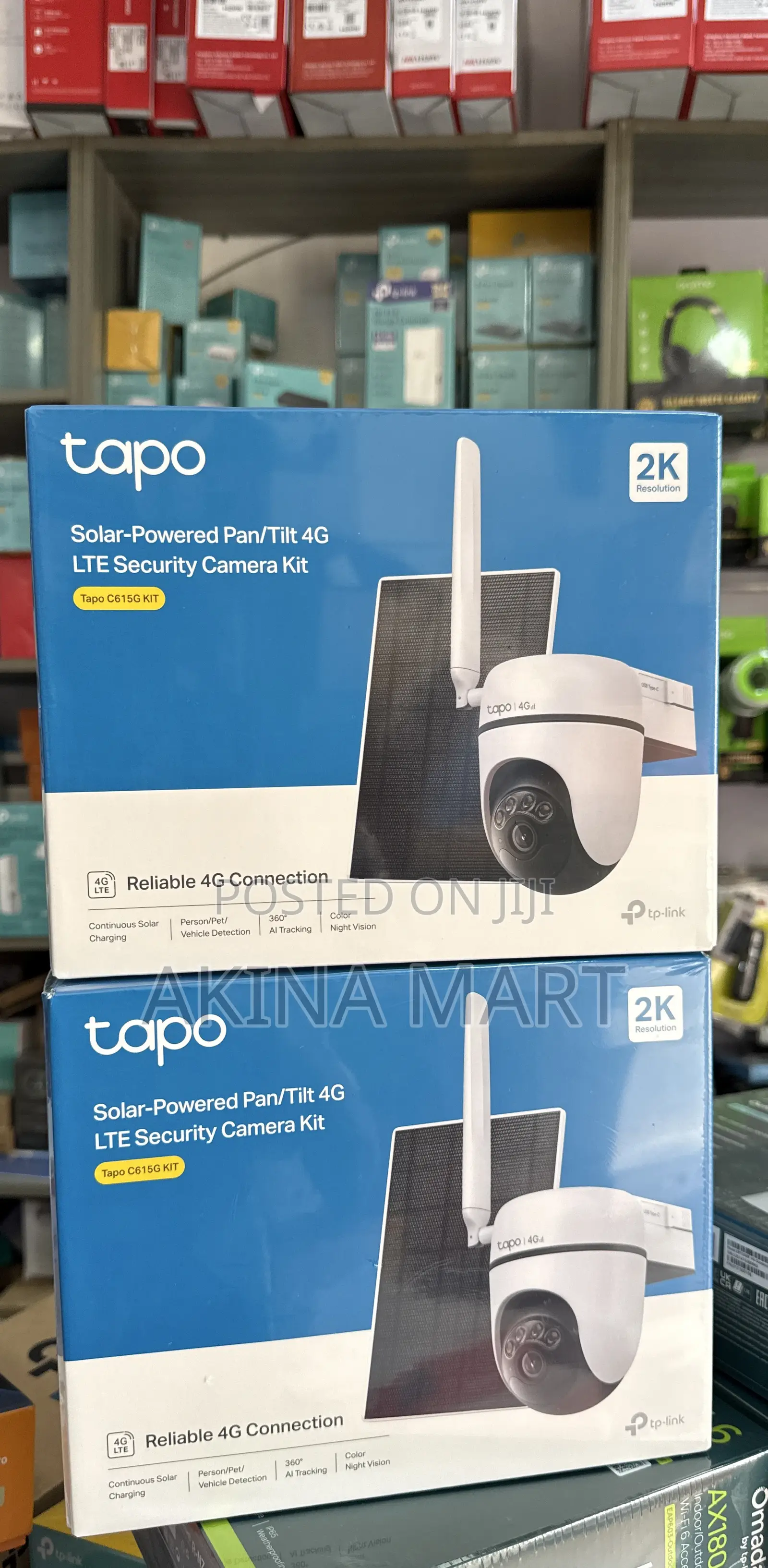 Tp-Link Tapo C615g Kit New Solar-Powered 4g Lte Security Camera