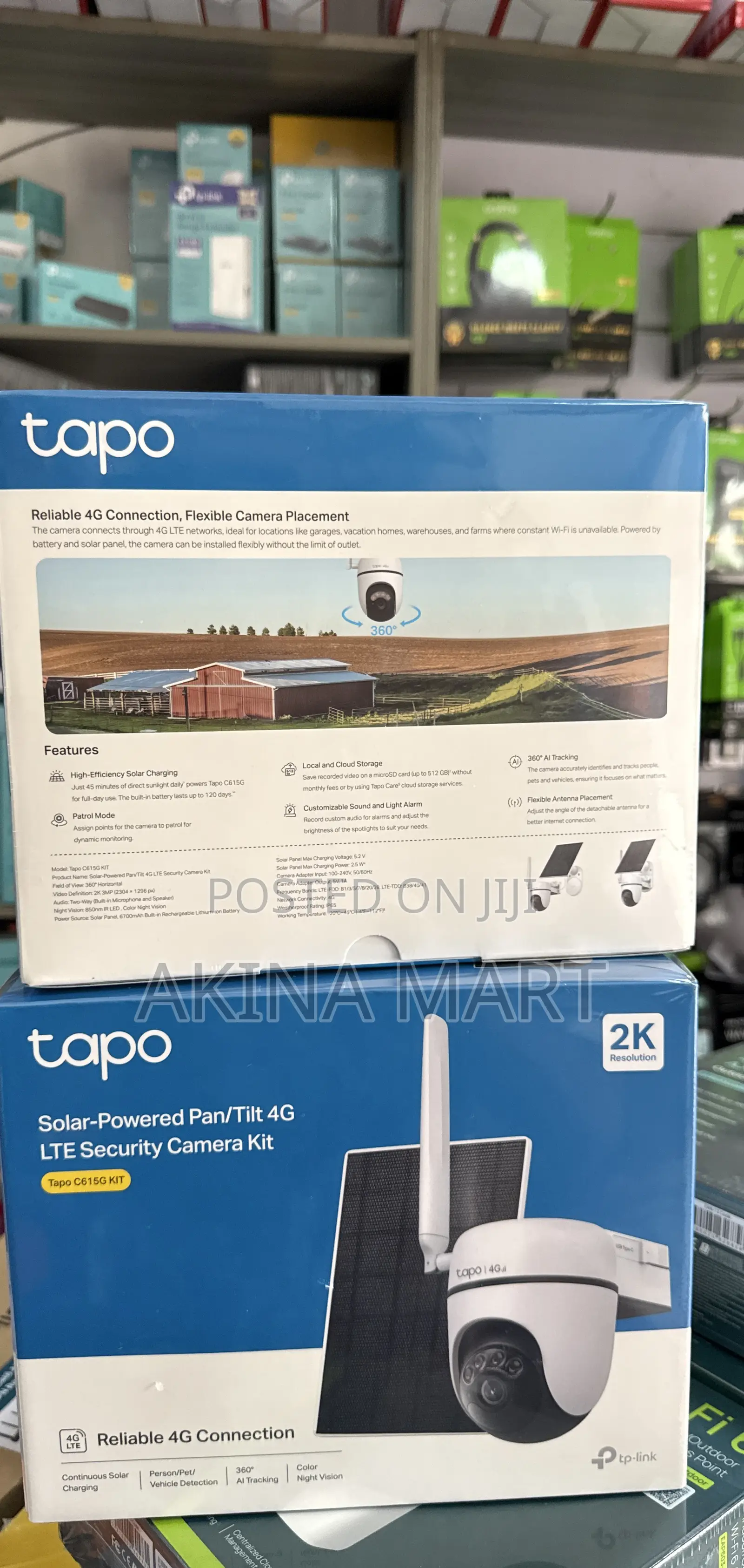 Tp-Link Tapo C615g Kit New Solar-Powered 4g Lte Security Camera