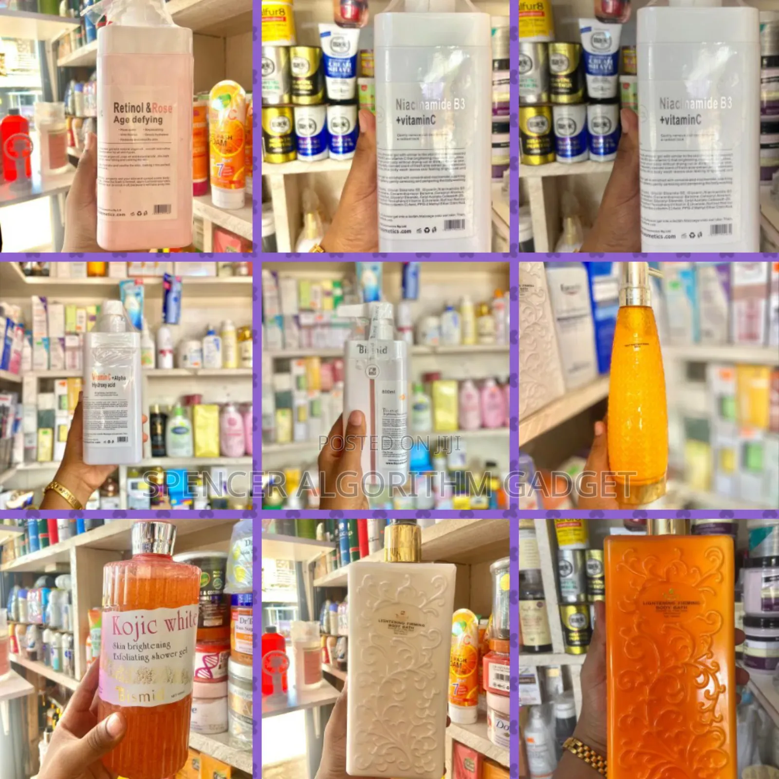 Bismid Firming/Retinol Rose/Niacinamide/Vitaminc/Half Caste/Kojic Bath