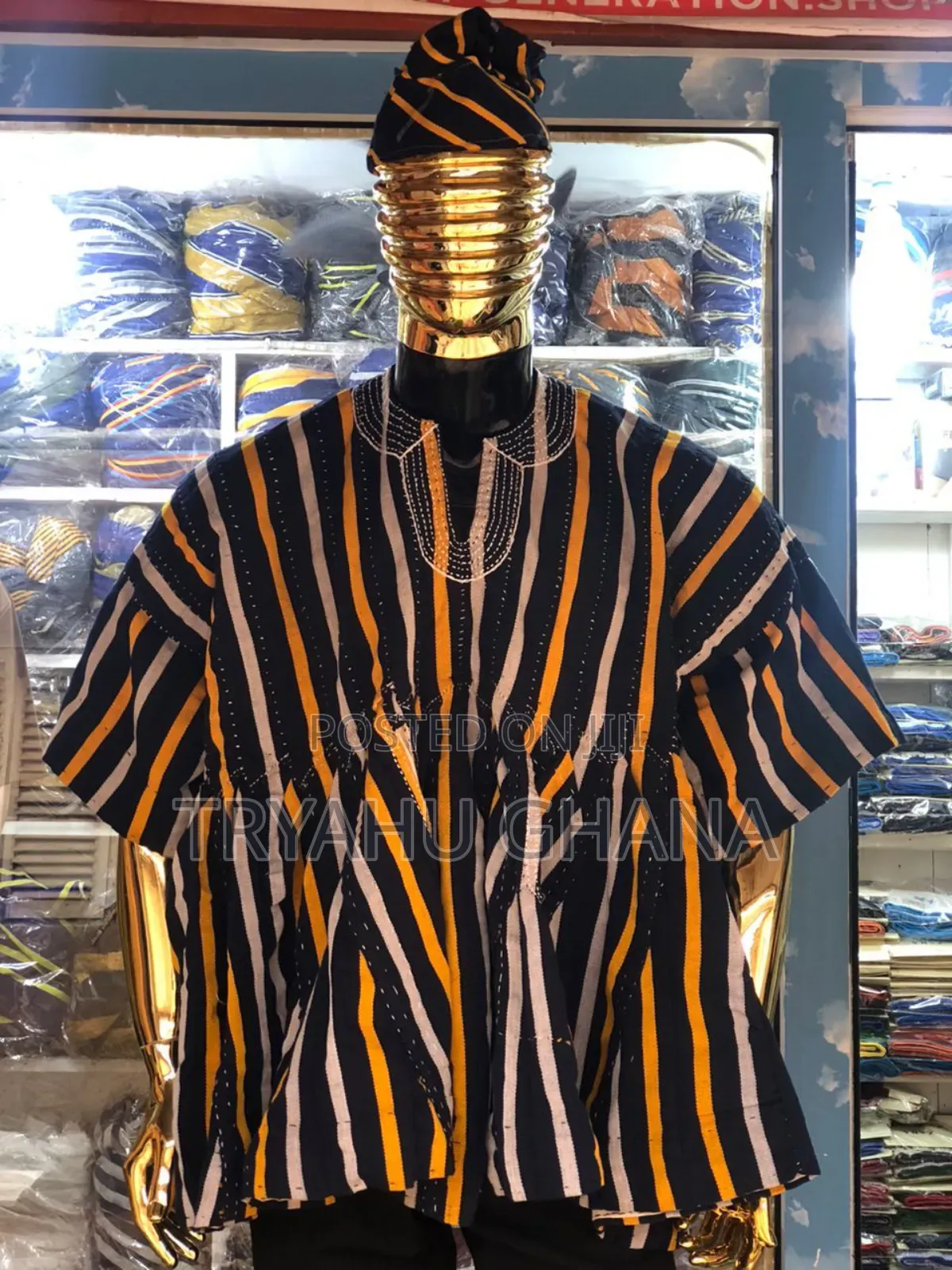 Premium Fugu Smock and Hat Set GHS 650 Dansoman Accra