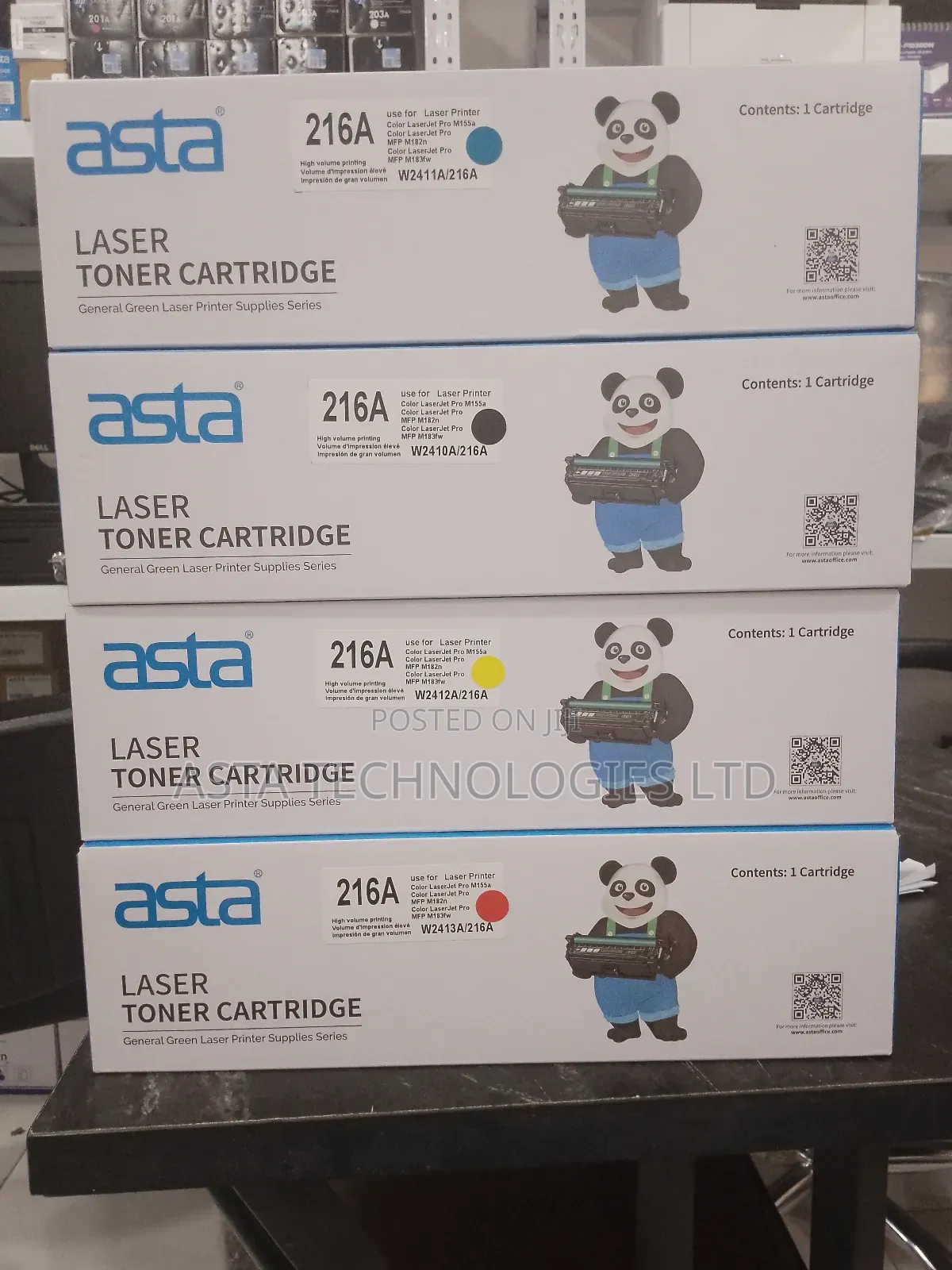 Asta Universal Toner 216a With Chip