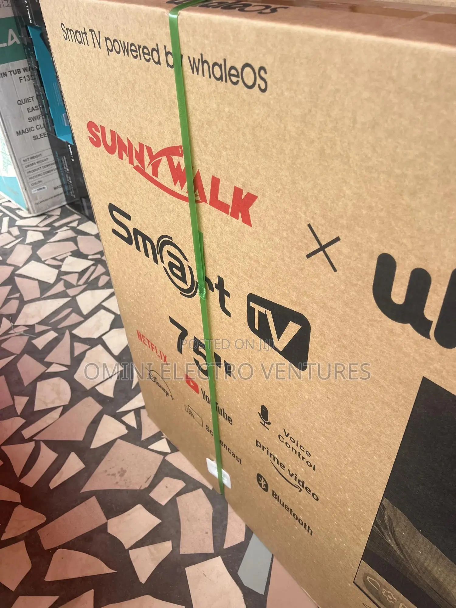 Brand New Sunny Walk 75” Smart Uhd Tv