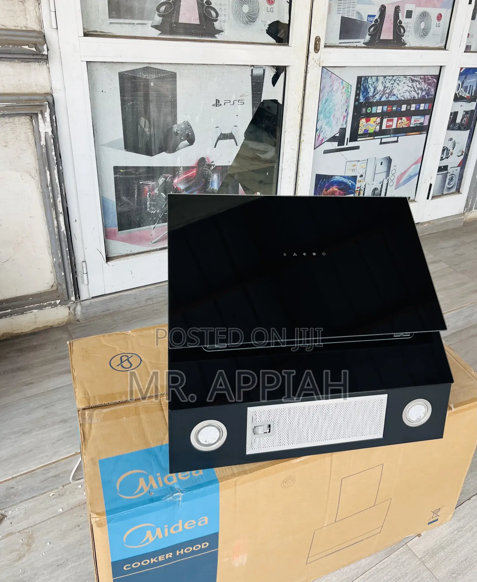 Buy Original Midea 60j72-B Built in Hood Extractor(Black)60cm