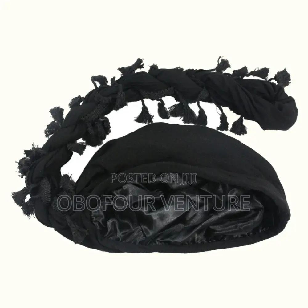 Turban for Men Women Satin Lined Durag Head Wraps Skull Cap. Jjggff19