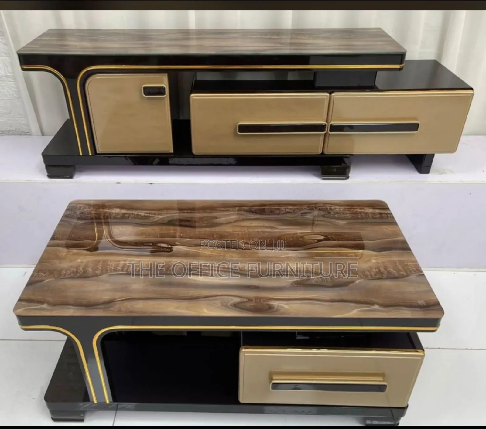 Luxury Modern Tv Console Set