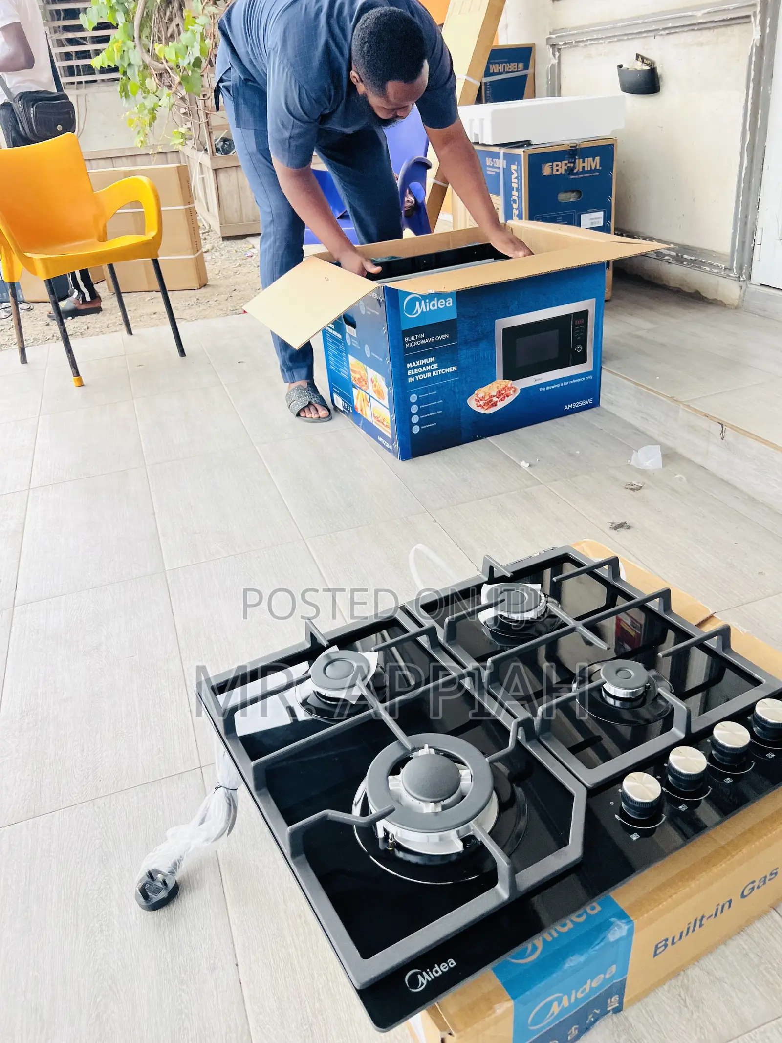 Buy Affordable Midea 60gj084 60cm Built in Tempered Glass Hob.