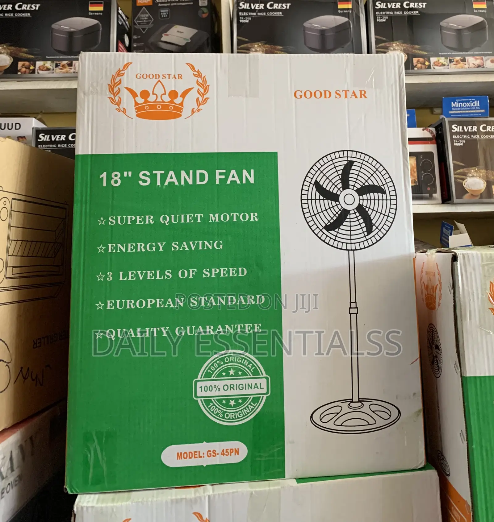 Good Star Fan 18” – Powerful Cooling With 3 Speeds