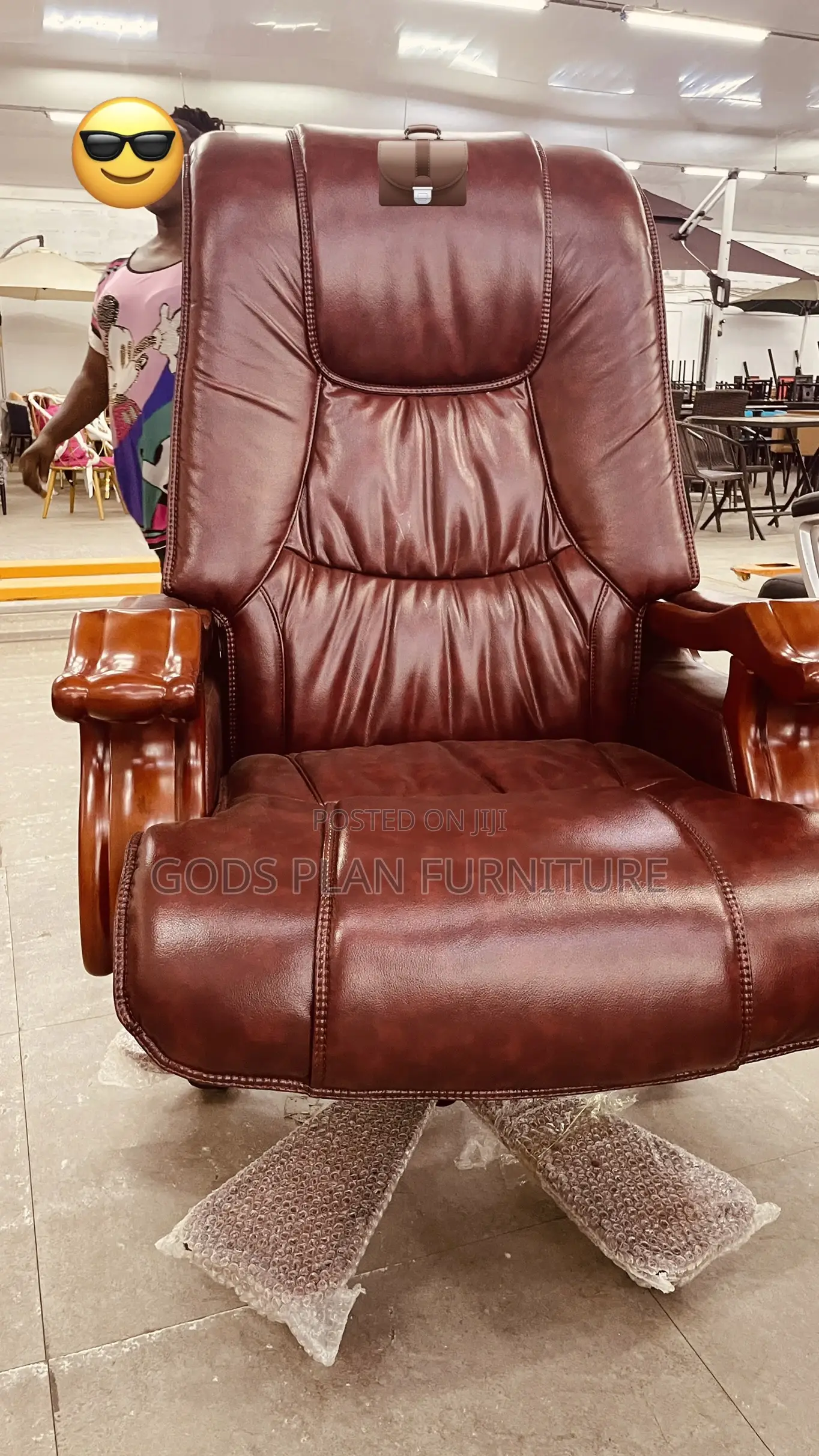 Luxurious Leather Executive Office Chair