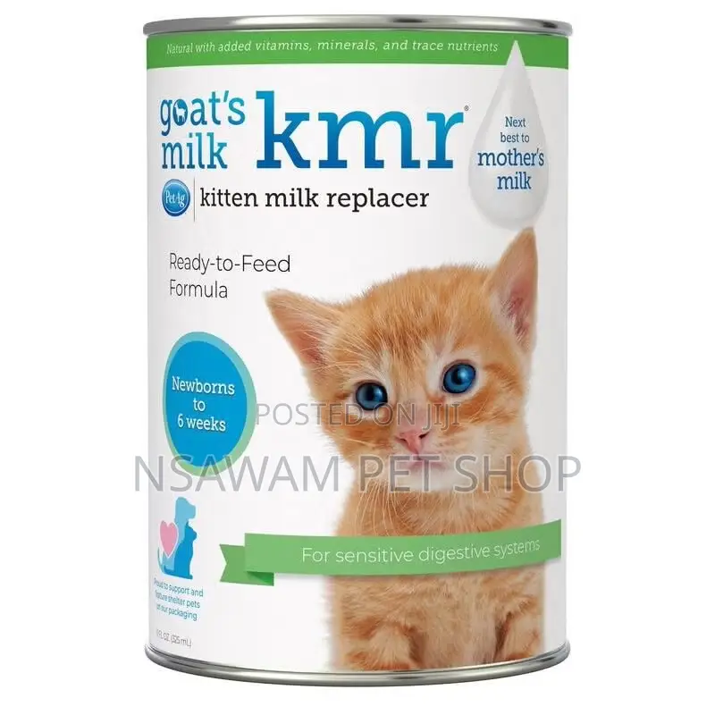 Petag Goat's Milk KMR Kitten Milk Replacer Liquid, 11 Fl Oz
