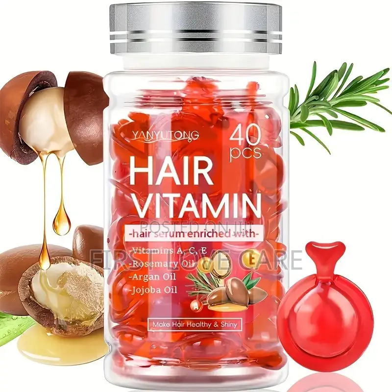 Iymane Hair Vitamin Serum Capsules Containing 40 Individual Capsules
