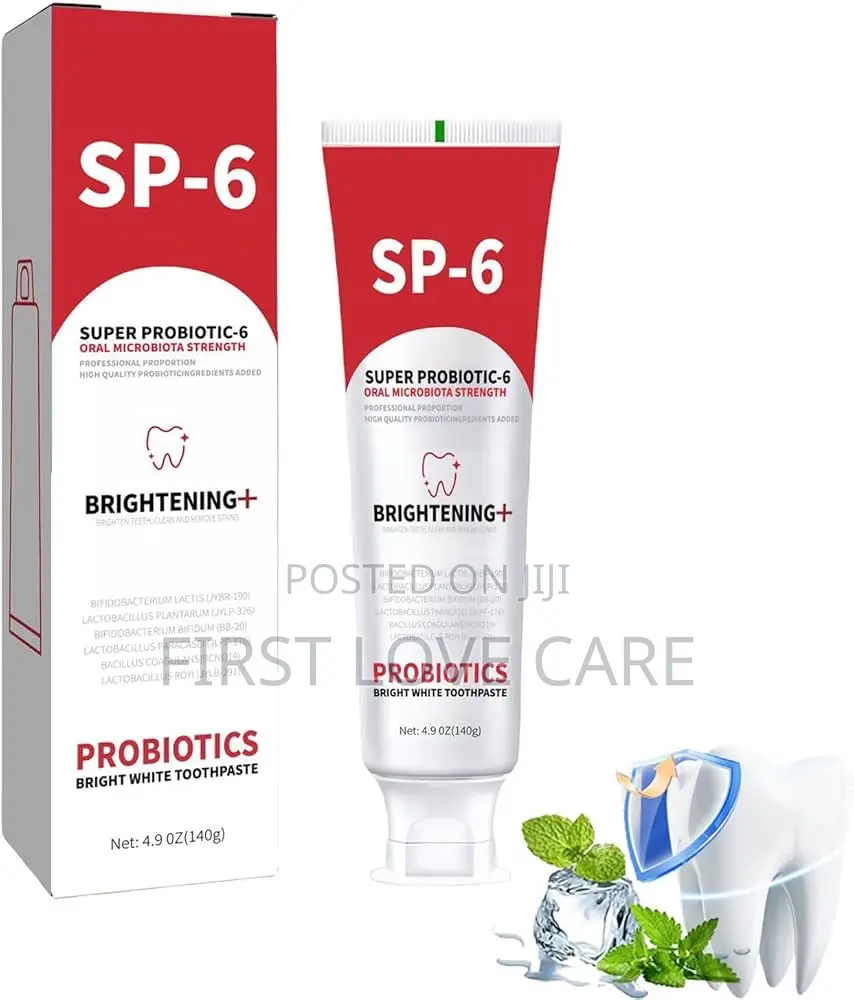 Sp-6 Probiotic Whitening Toothpaste -3pcs Enhanced Formula With 6