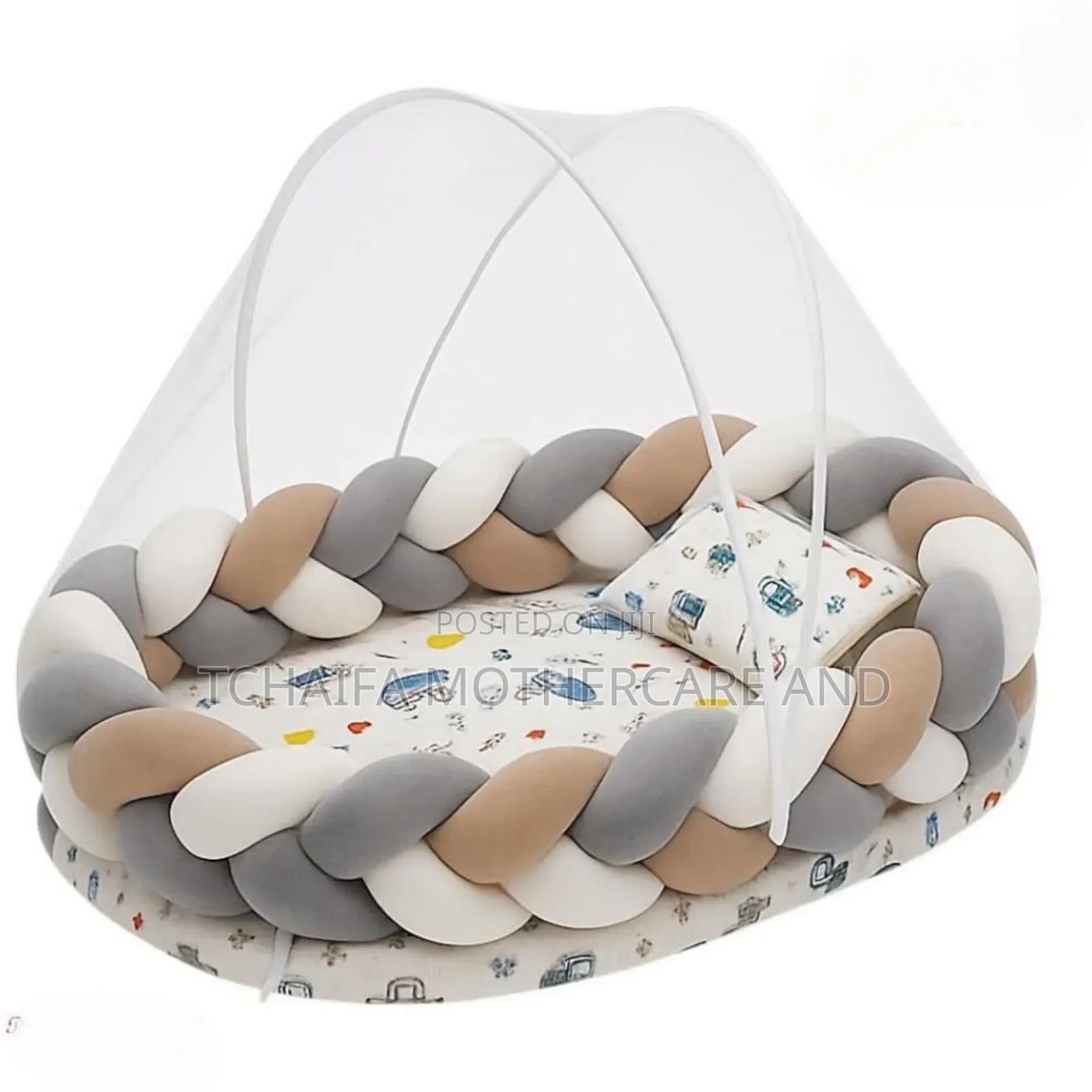 Foldable Bed With Net And Bumper