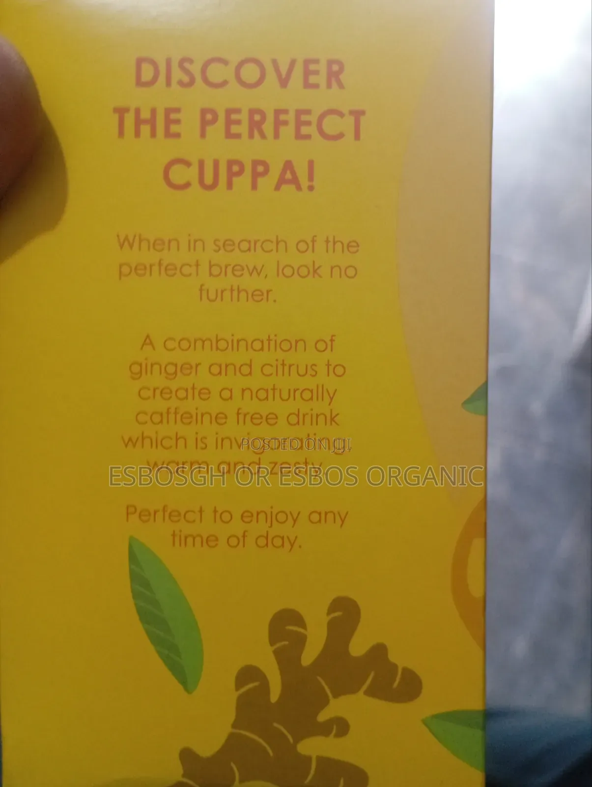 Lemon Ginger Tea No Caffeine