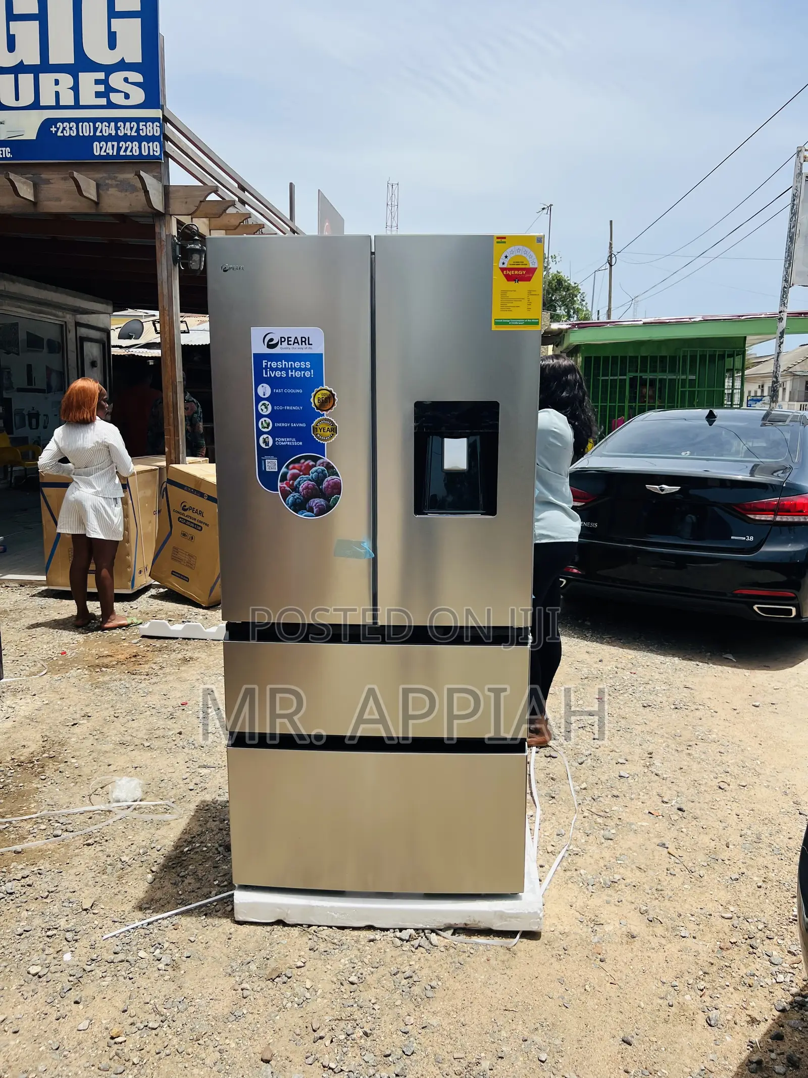 Quality Yet Affordable Pearl Pf-702mdixwd-2b French Door Fridge(531l)