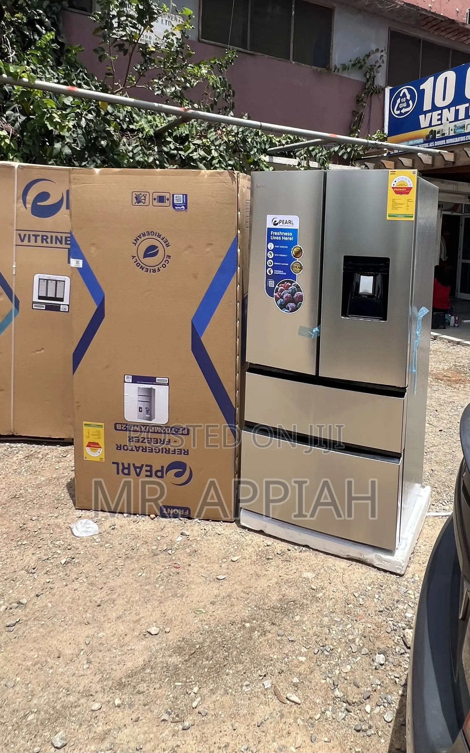 Fast Chilling Pearl Pf-702mdixwd-2b French Door Refrigerator(531l) 