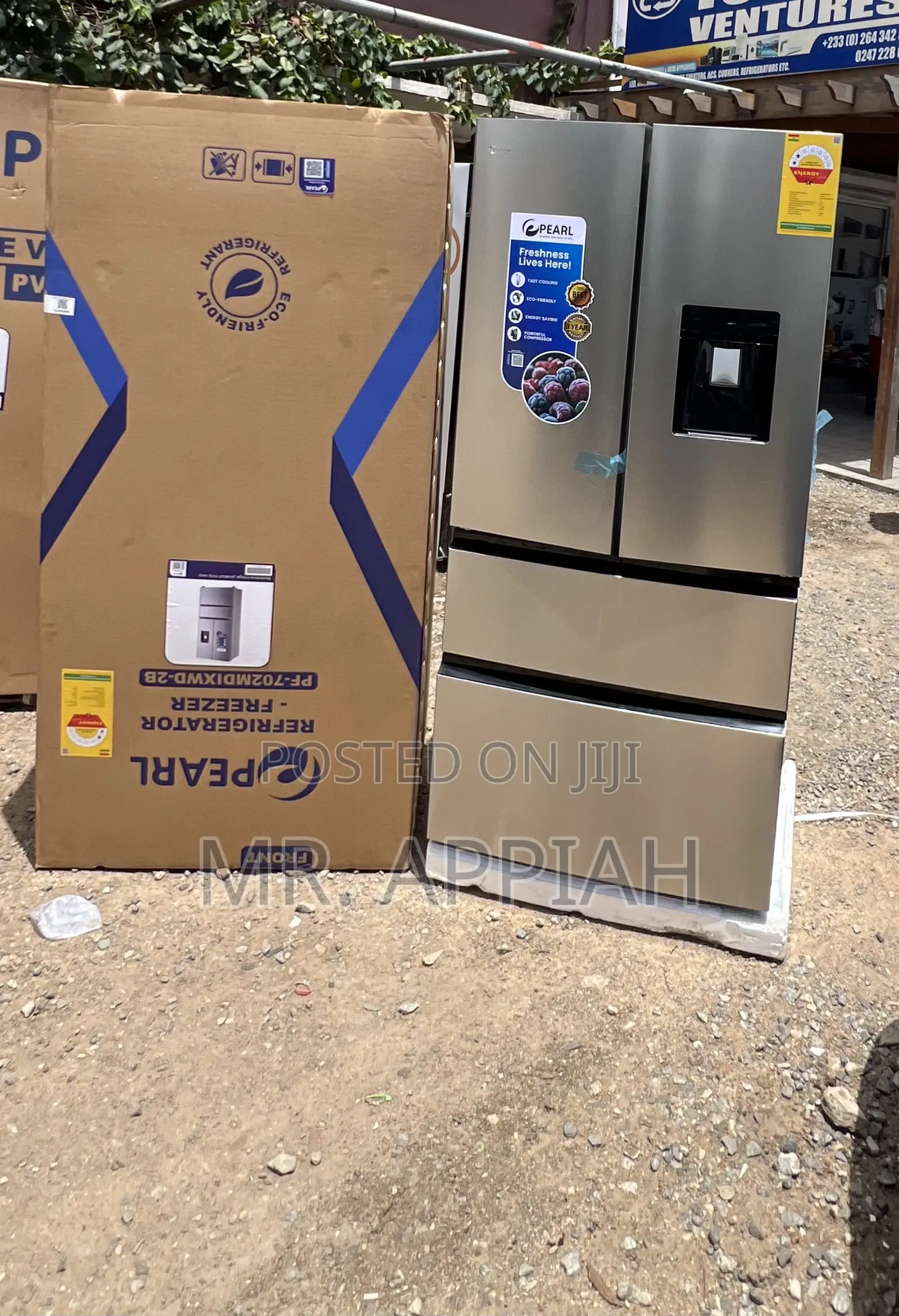Fast Cooling Pearl French Door Bottom Freezer Fridge(Pf-702mdixwd-2b)