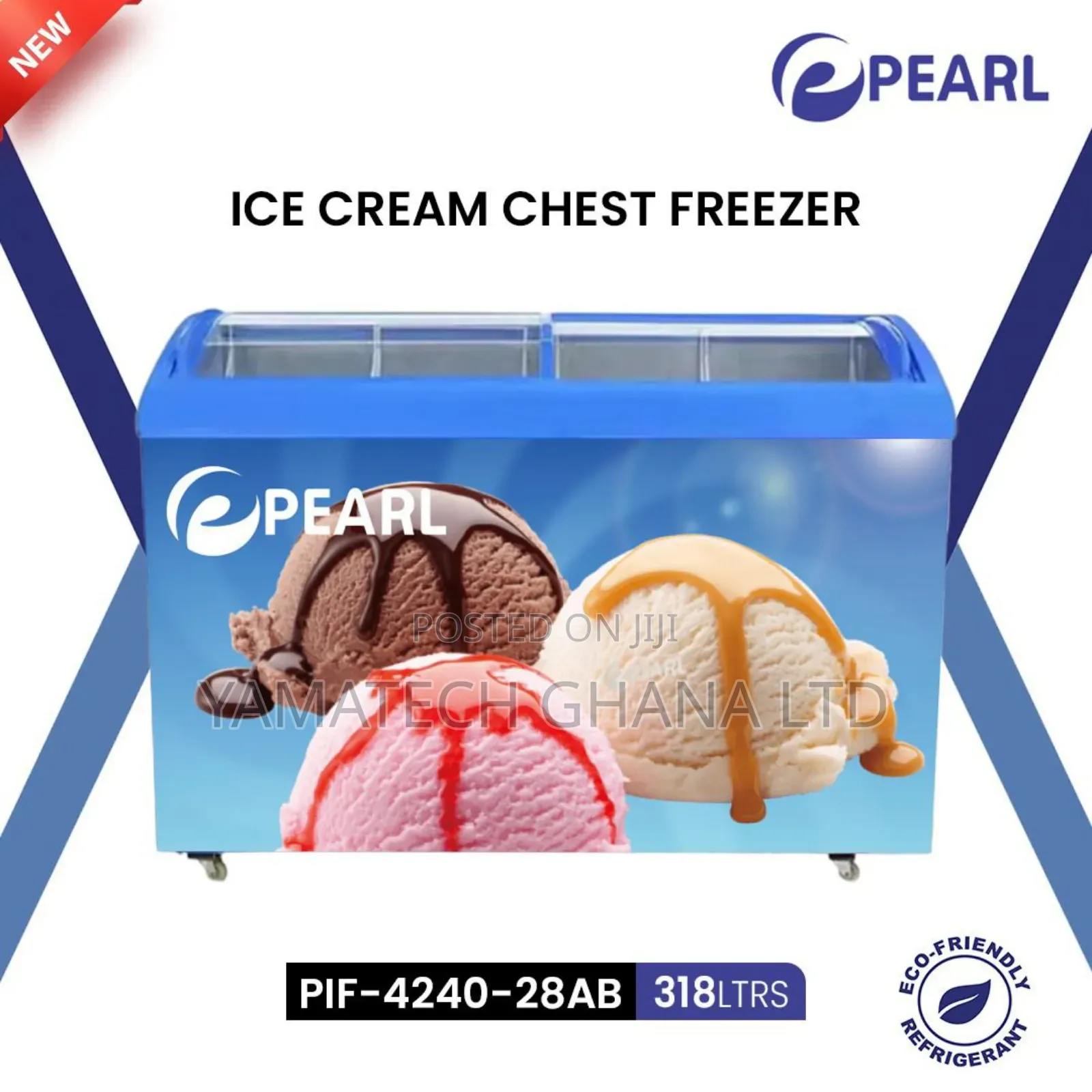 Best Quality Brand New Pearl 318 Litre Ice Cream Chest Freezer