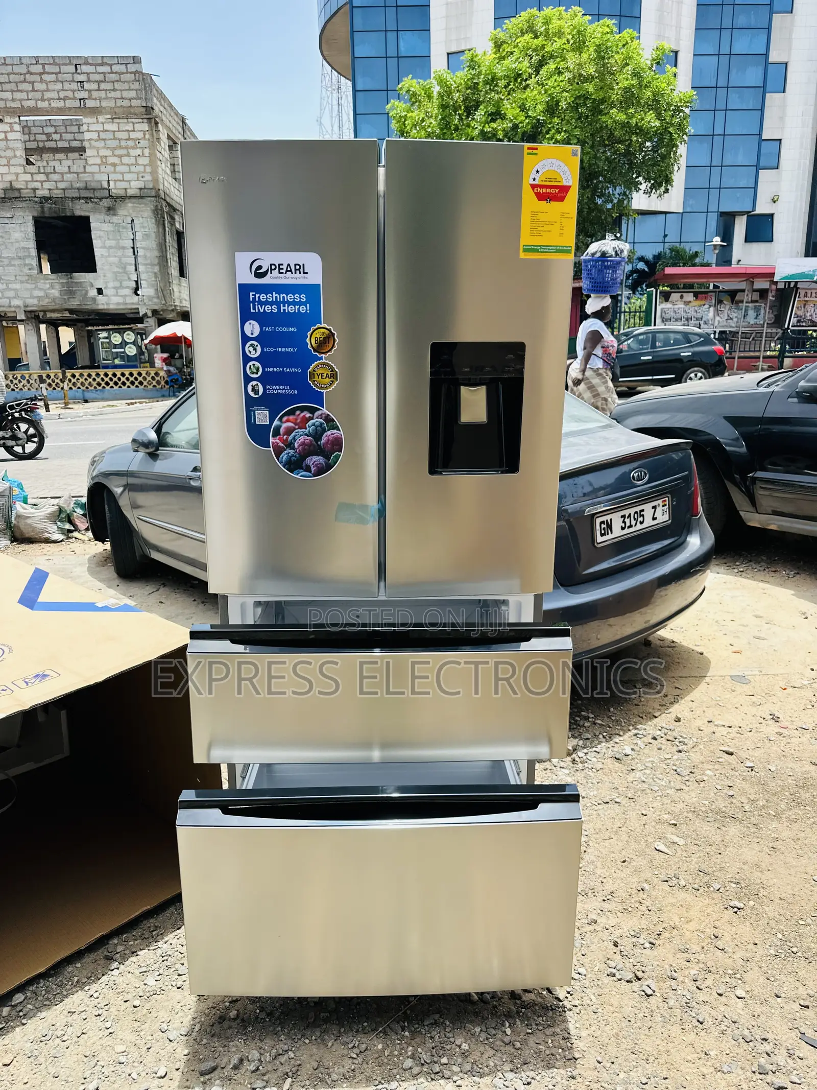 High Quality Pf-702mdixwd-2b. 531l Four Doors Fridge Pearl B