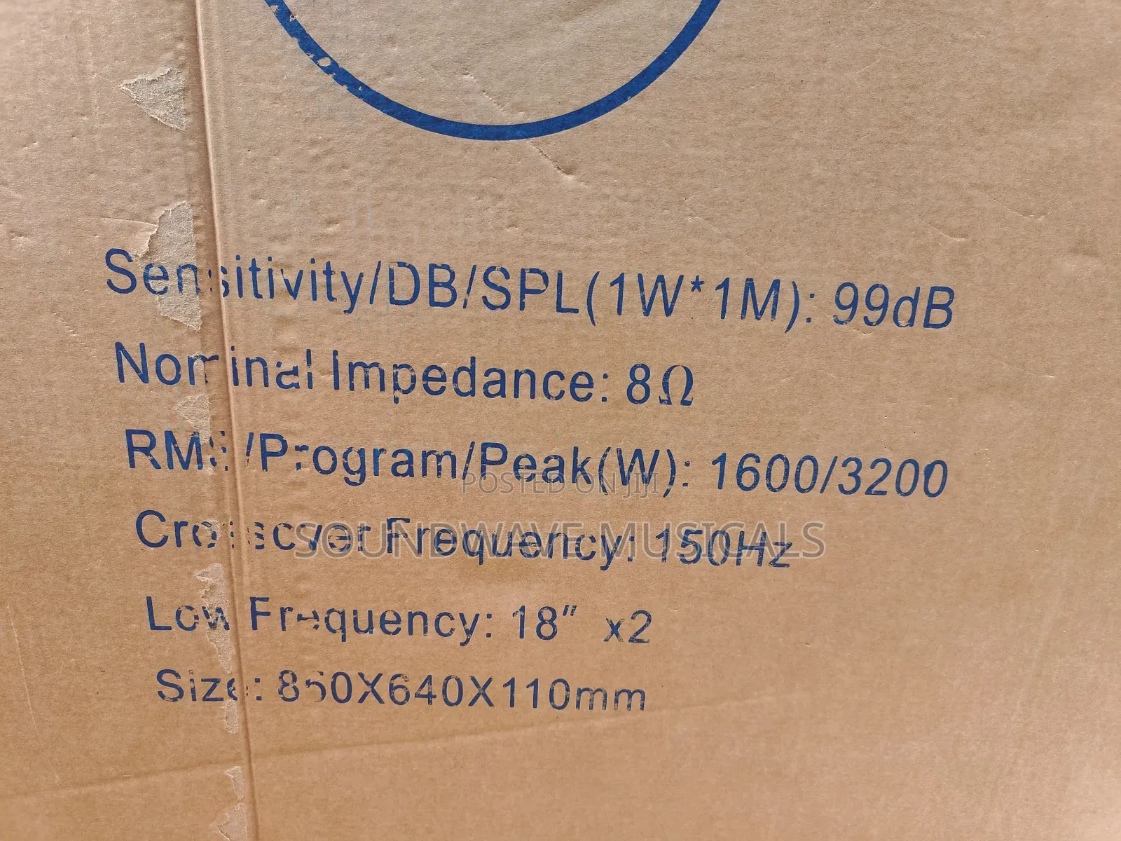 RCF -Tt+ Bass Speaker (Wood)