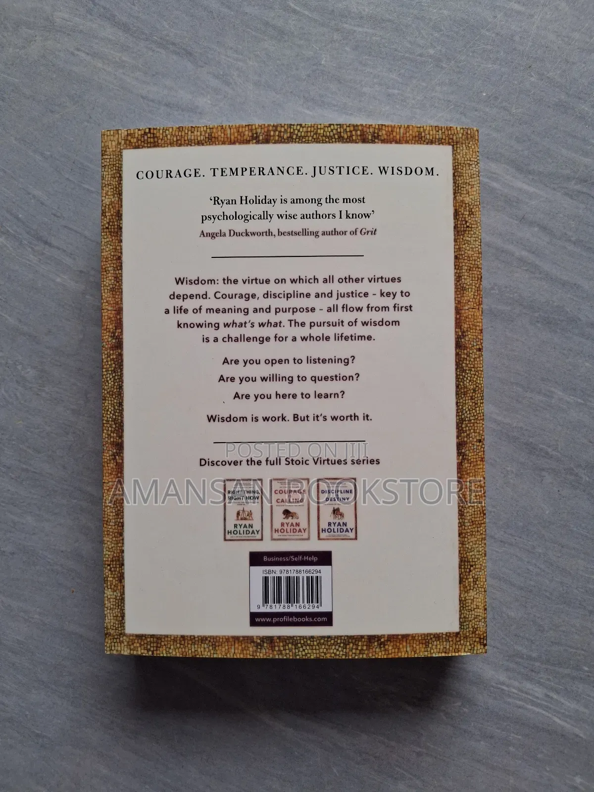 Wisdom Takes Work by Ryan Holiday