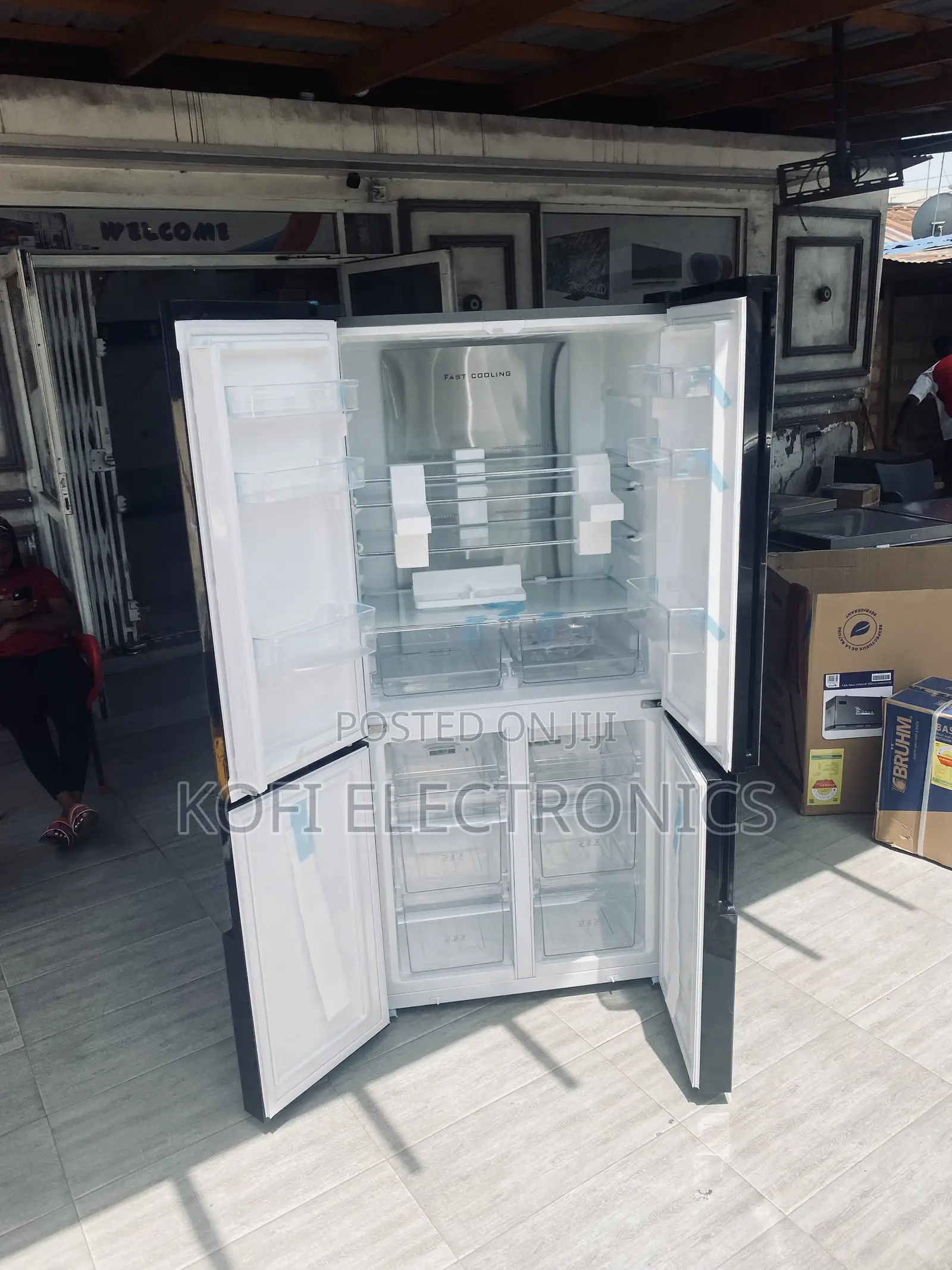 Keep It Glamorous: 482l Pearl Pf-630mdbg-2gb Fridge