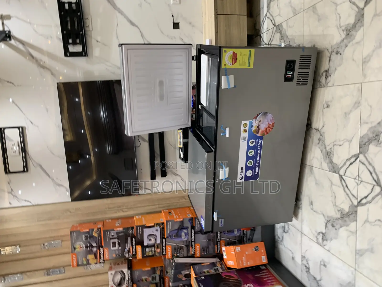 Fast Design Doubledoor Grey 413 Liters Pearl PCF-5310-6f Freezer
