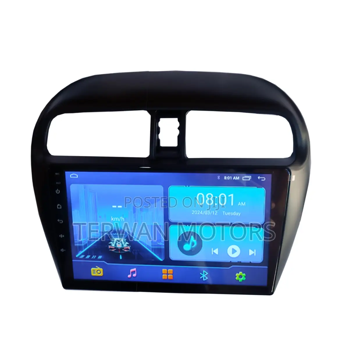 New Android Screen for Mitsubishi Mirage 2012 to 2018