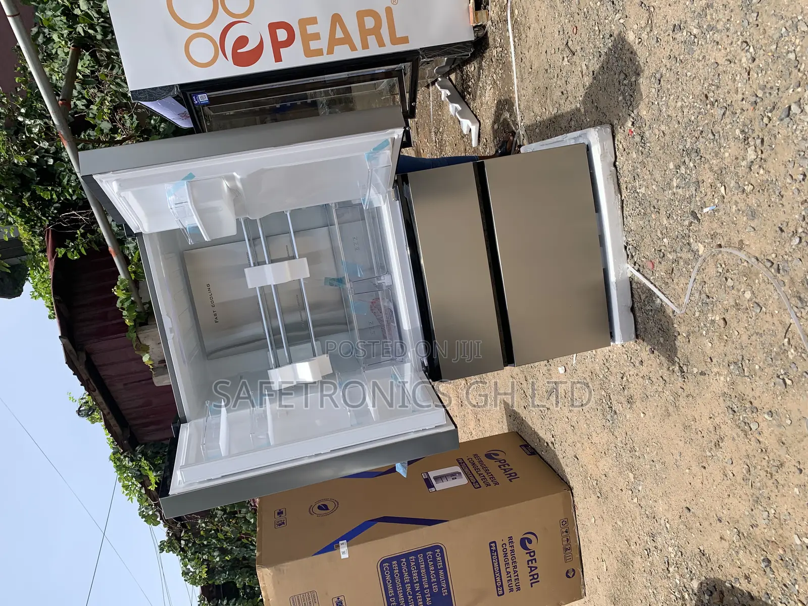 Grab Elegant Pearl 4 Doors Side by Side 531 Liters Fridge