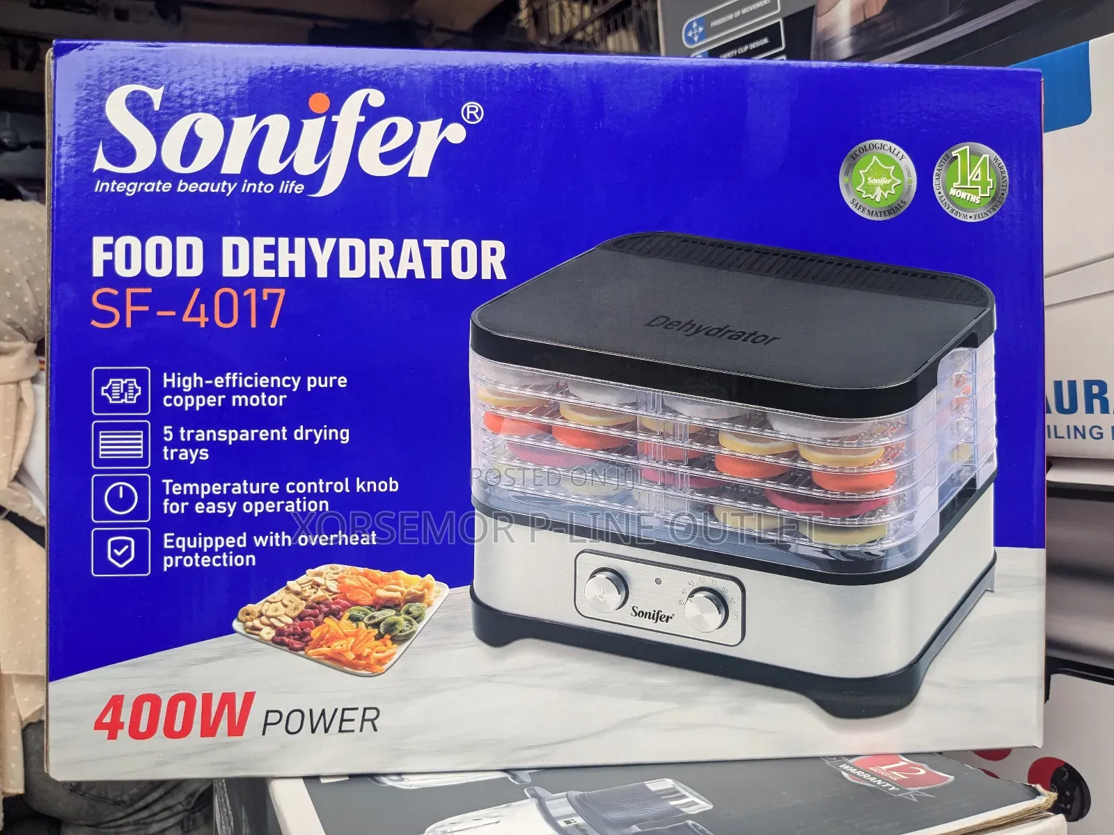 Sonifer Sf-4017 Food Dehydrator