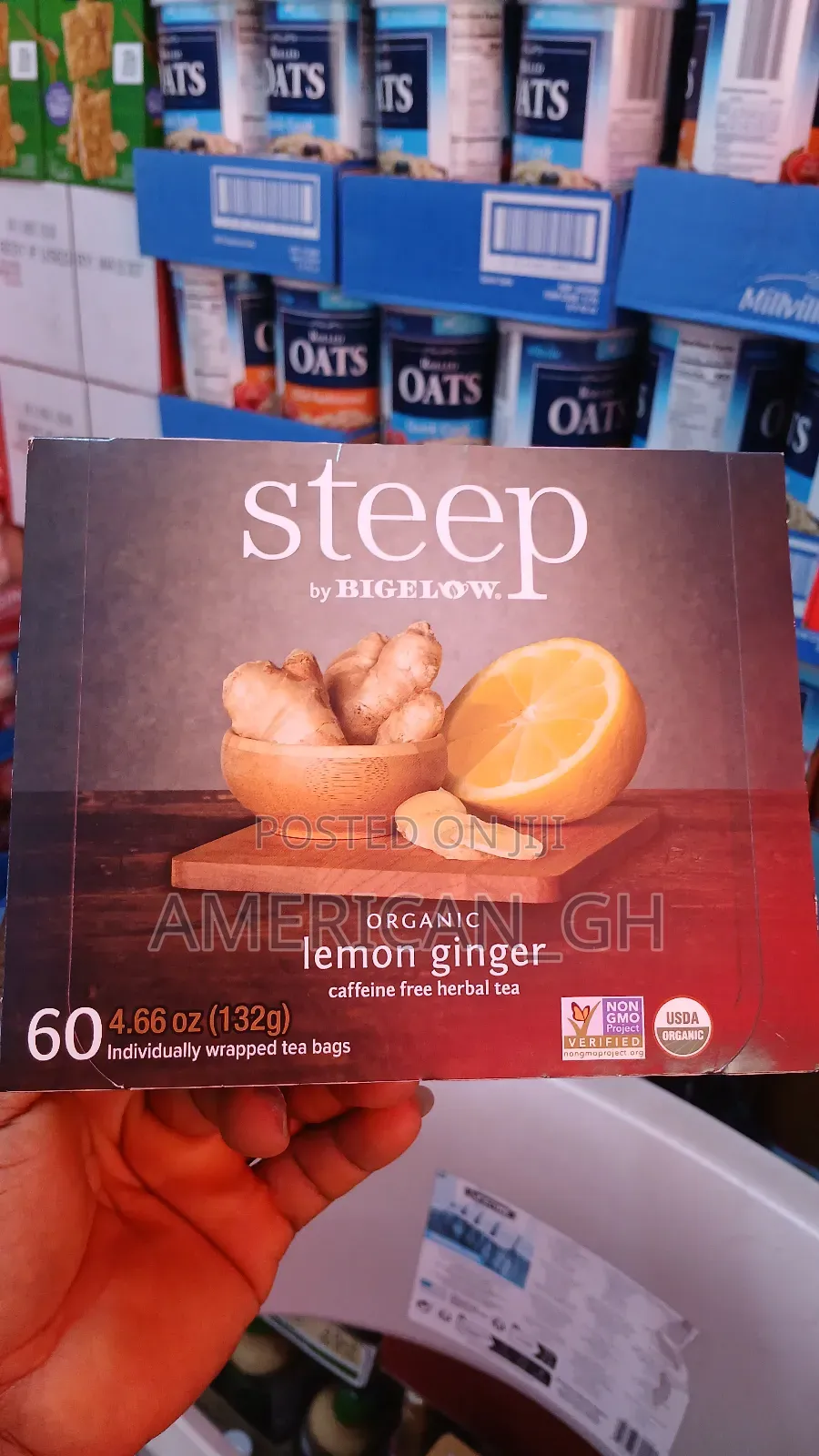 Steep by Biglow Organic Lemon Ginger Tea