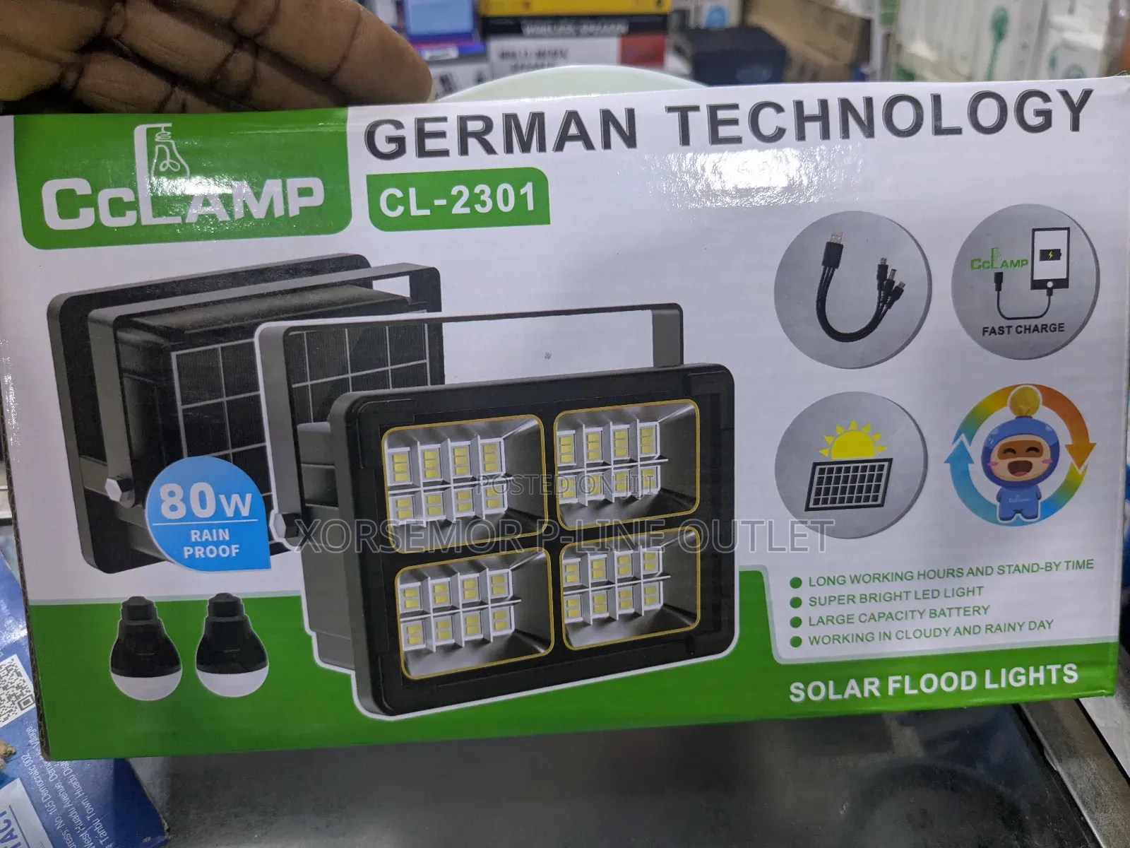 80w Cl-2301 Solar Compound Light