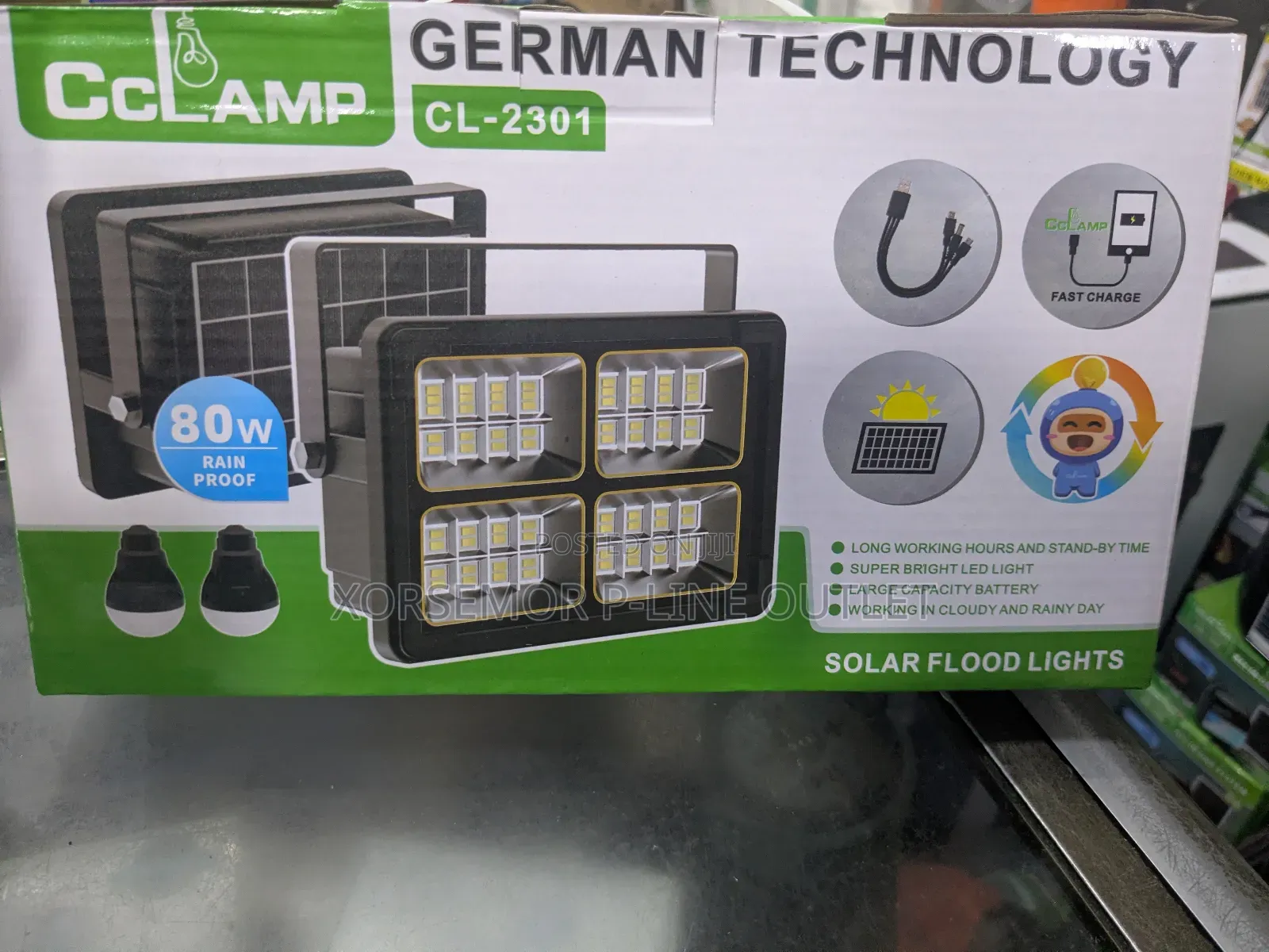 80w Cl-2301 Solar Compound Light