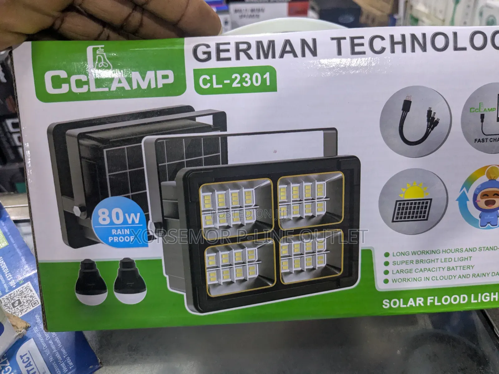 80w Cl-2301 Solar Compound Light