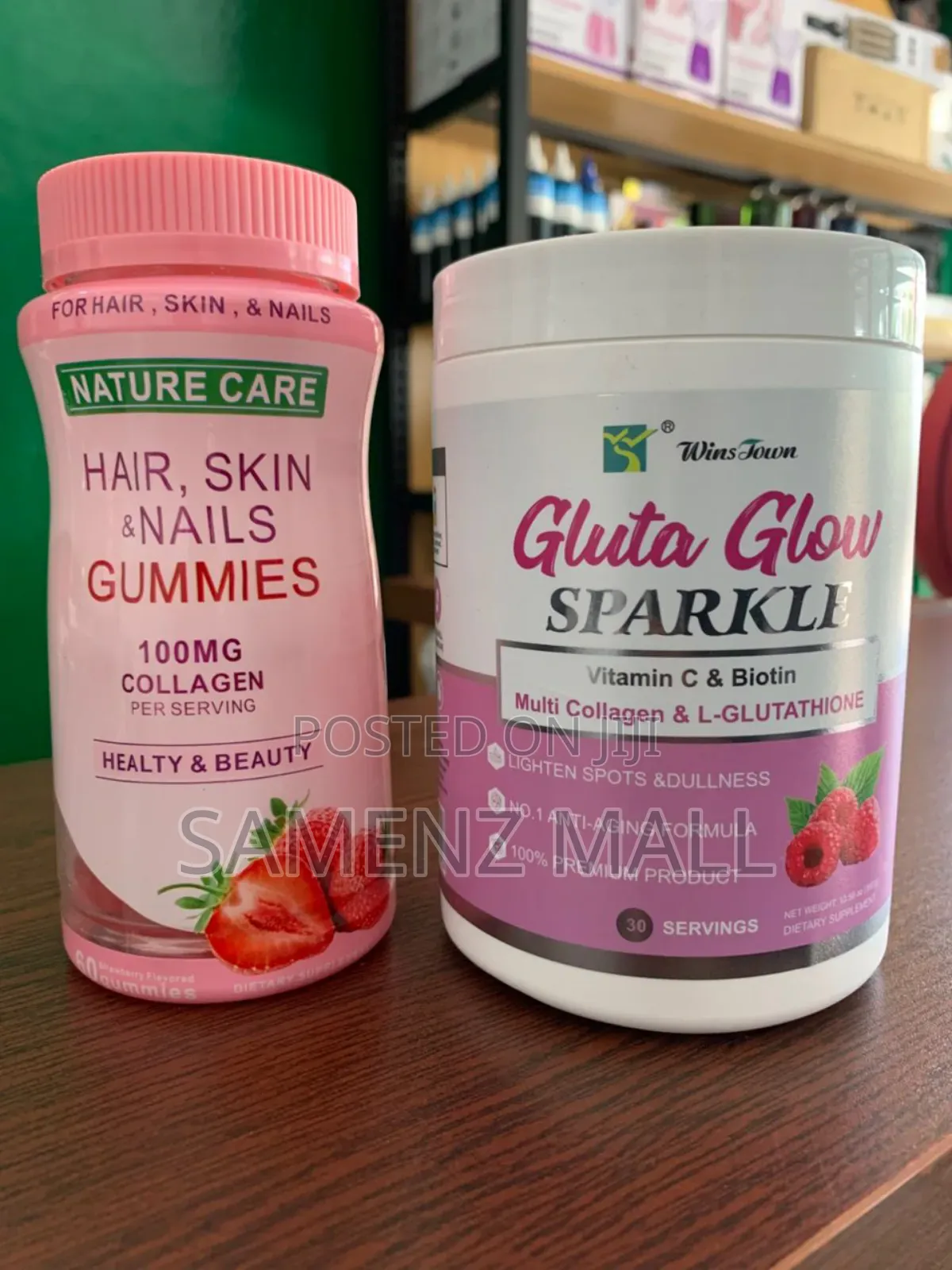 Nature Care Gummies and Gluta Glow Spark
