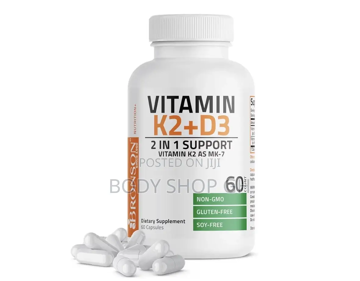 Vitamin K-2 (Mk7) With Vitamin D3 Extra Strength Supplement