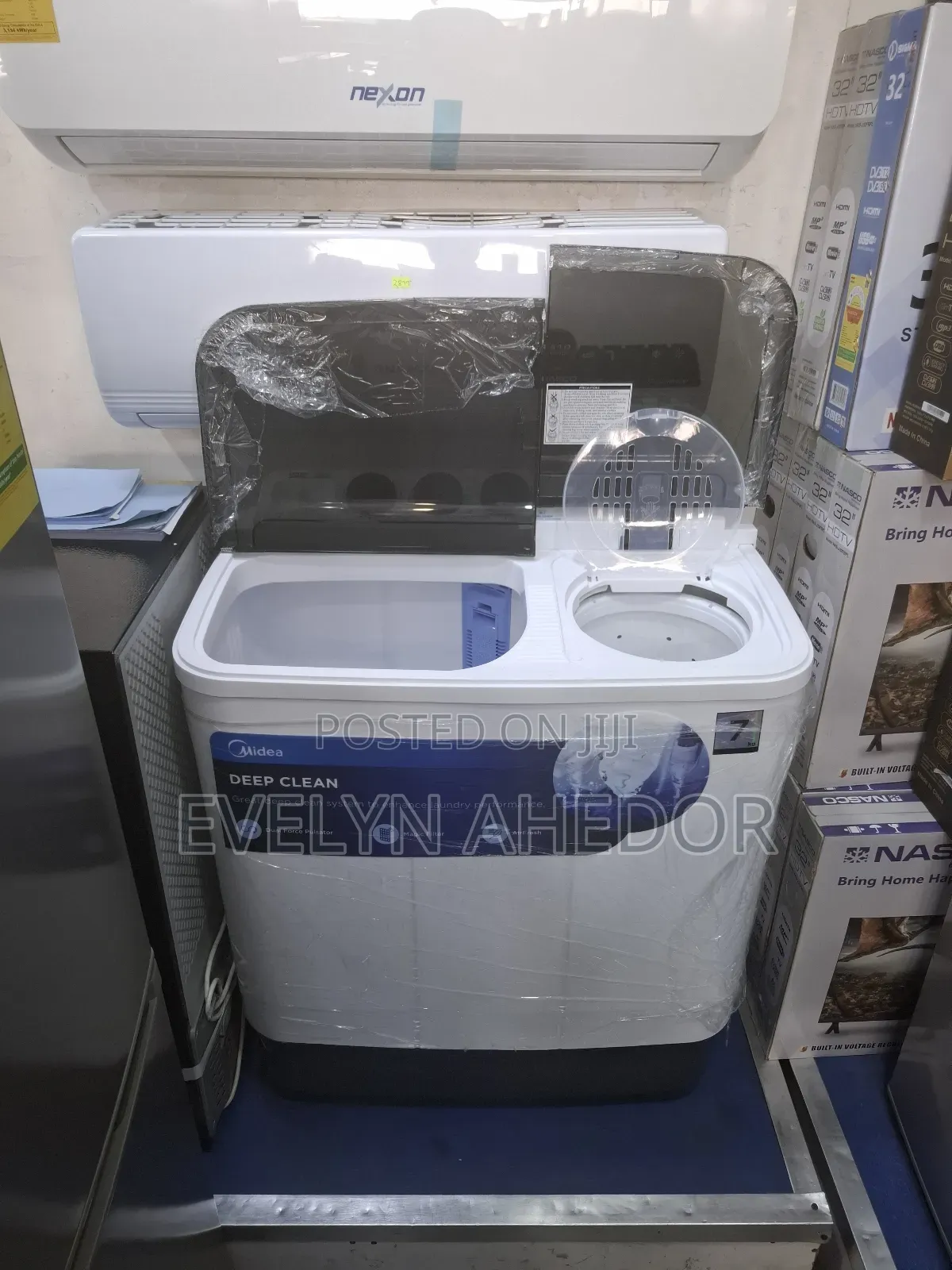 Midea Semi Automatic Twin Tub Washing Machine 7kg Available
