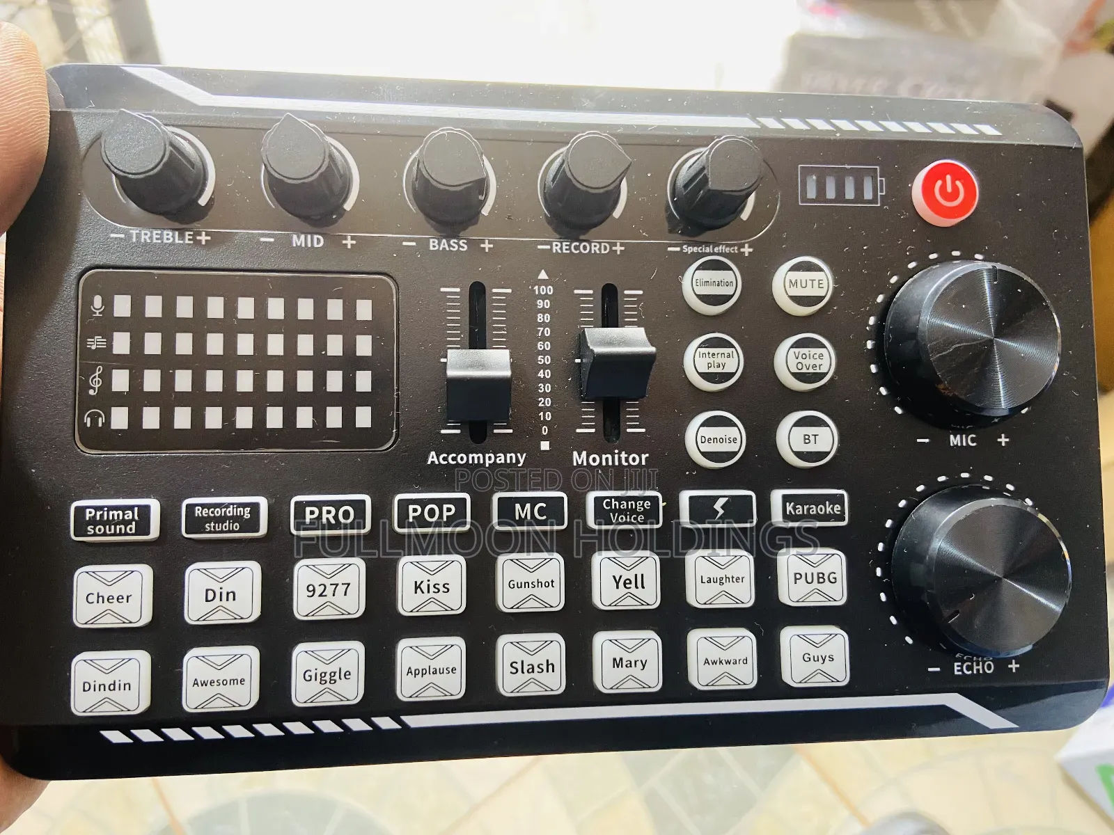 Live Sound Card And Audio Interface With Dj Mixer Effects