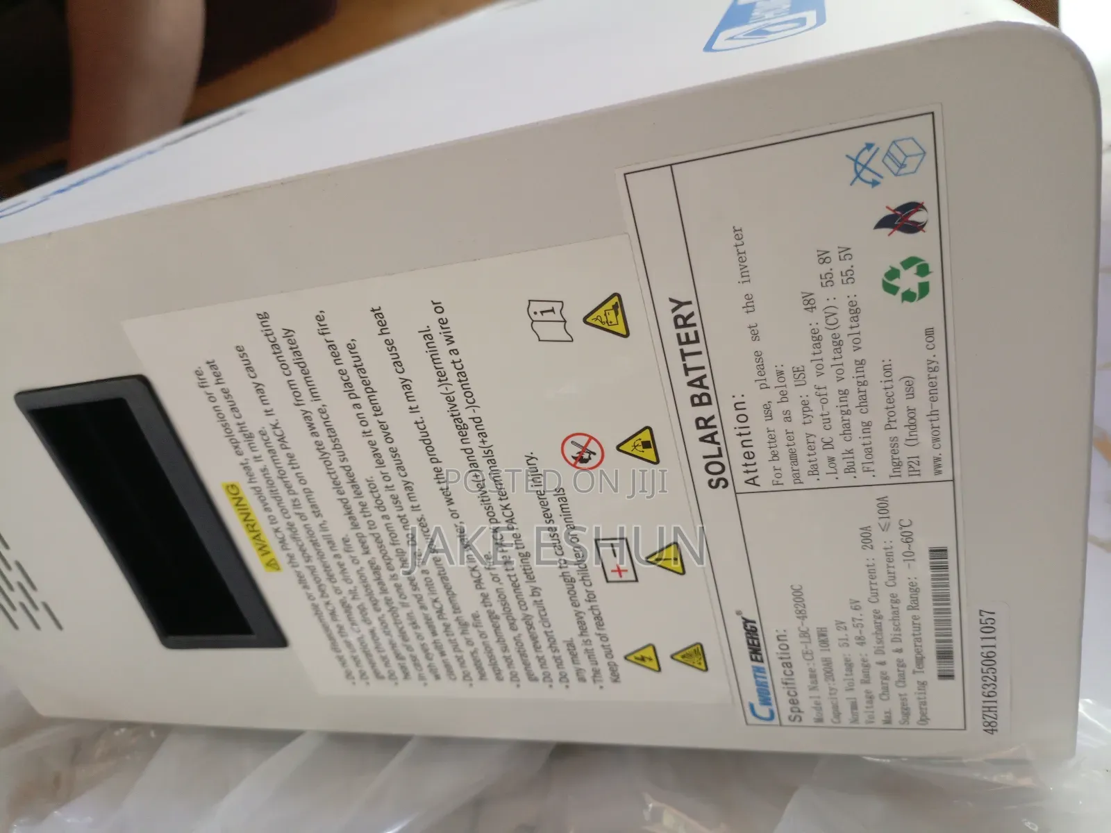 Solar Lithium Battery 48v 200ah