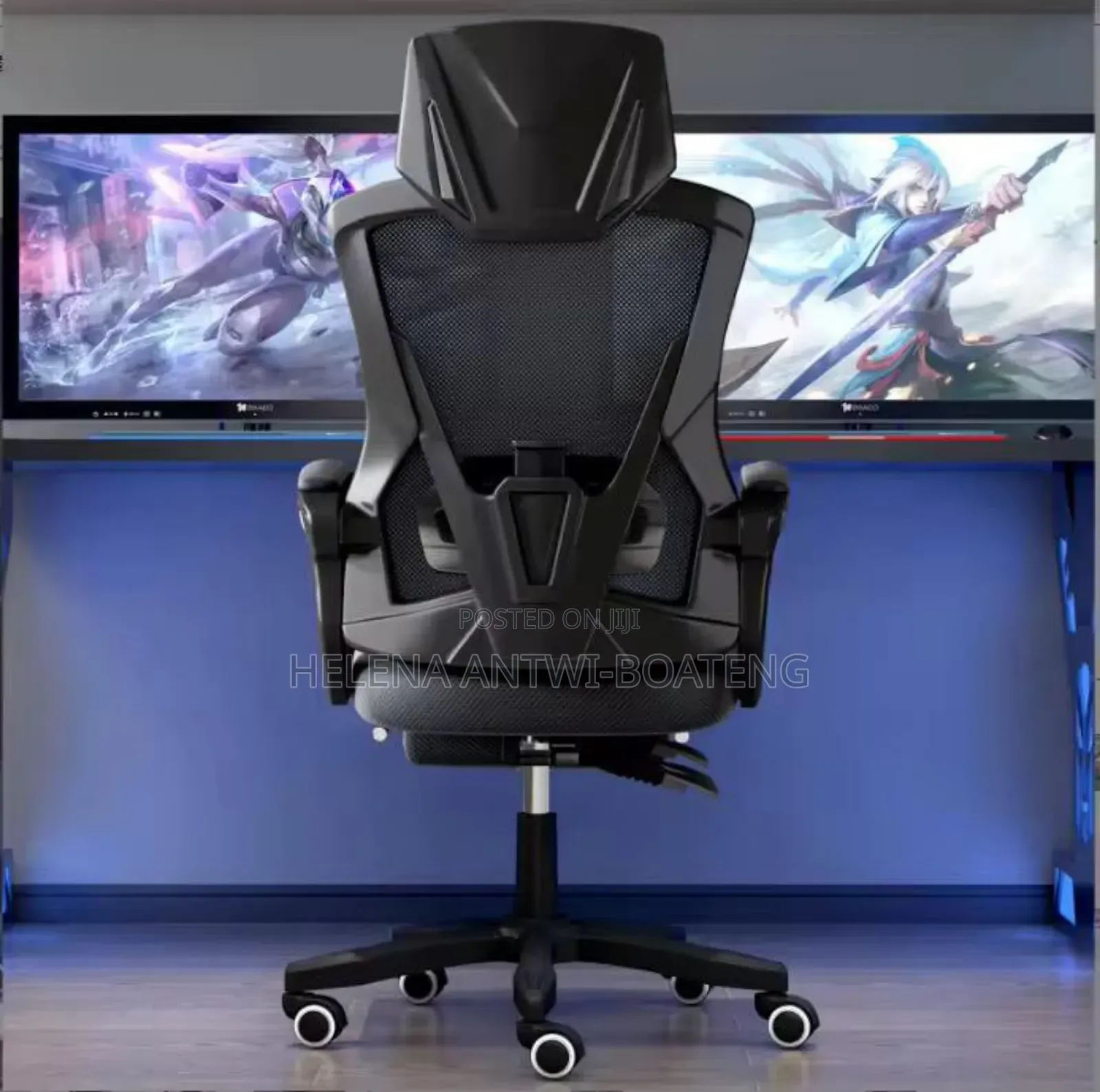 Ergonomic Office Gaming Chair With Footrest