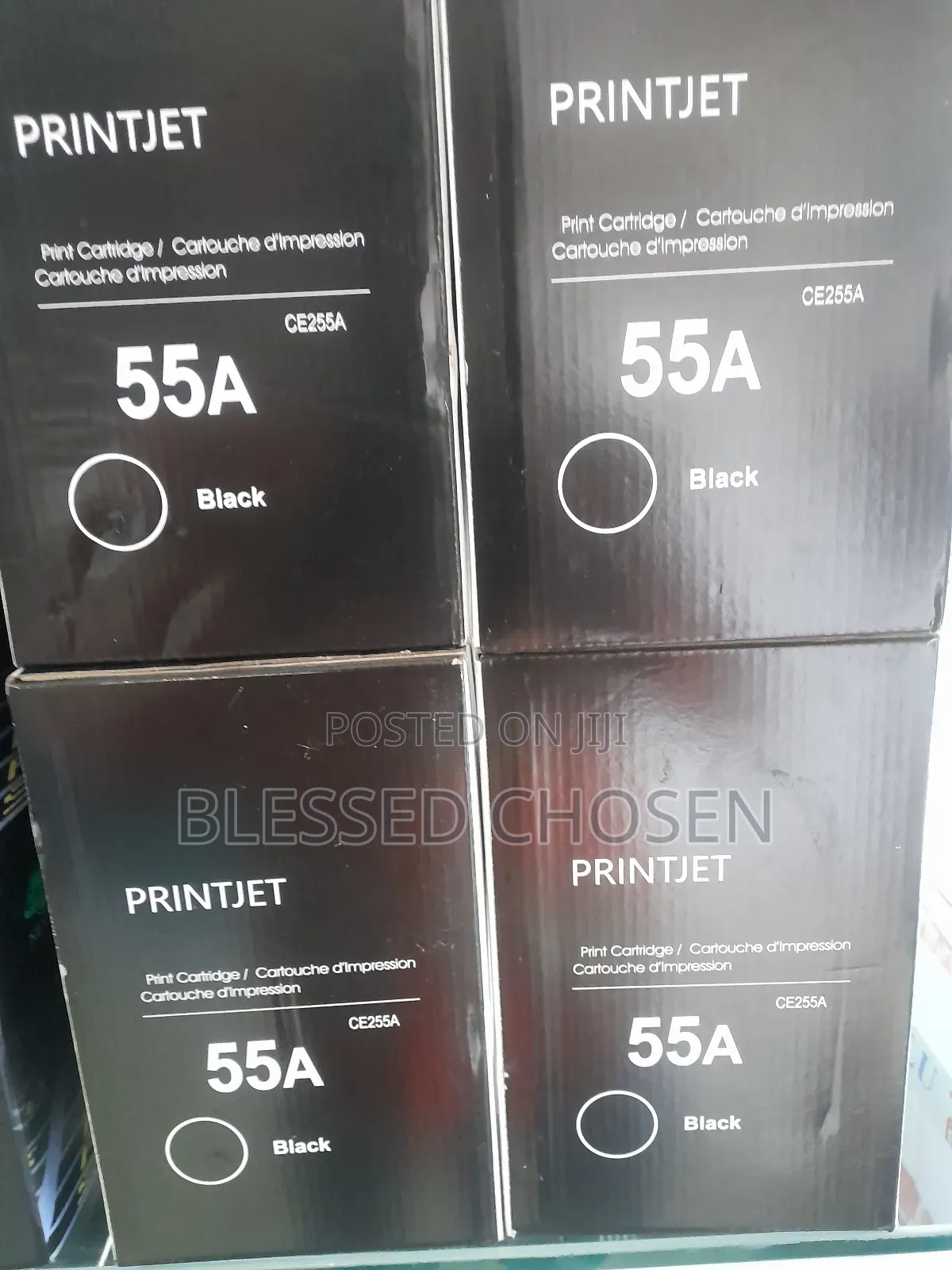 Printjet 55a Black Toner Cartridges Display.