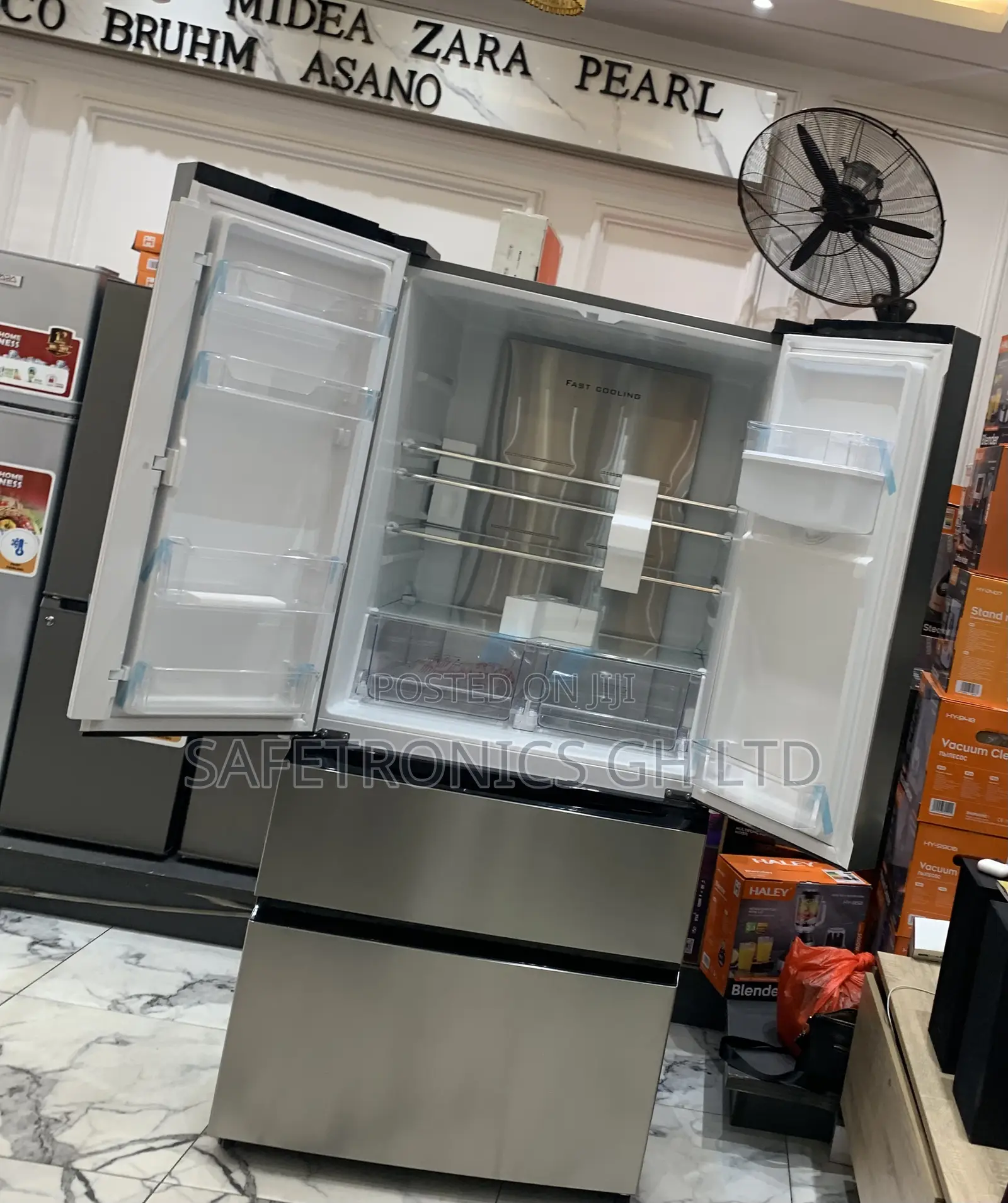 Exclusive 531 Liters Pearl Side by Side 4 Doors Fridge