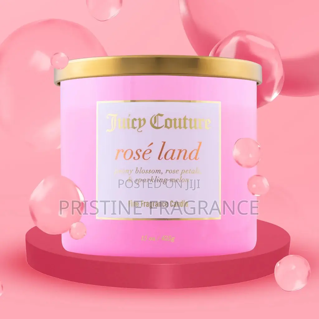 Rose Land by Juicy Couture Candle 15oz