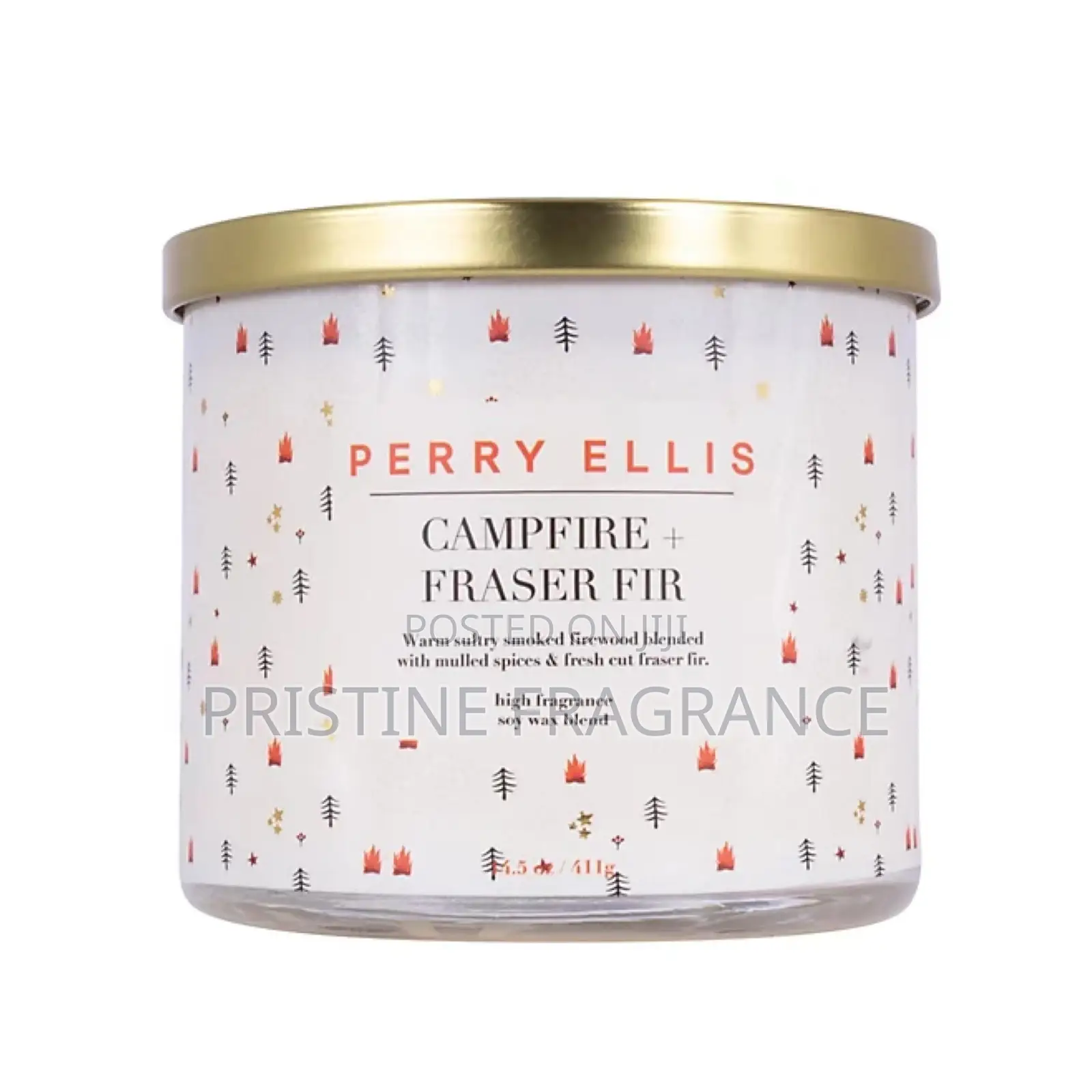 Perry Ellis Camp Fire Fraser Fir Candle