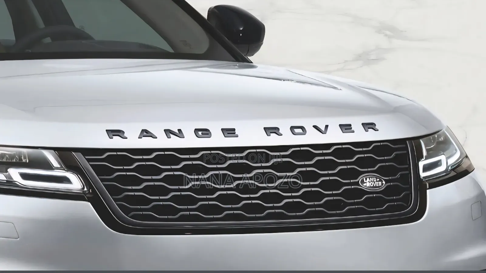 Range Rover Silver Chrome Letters